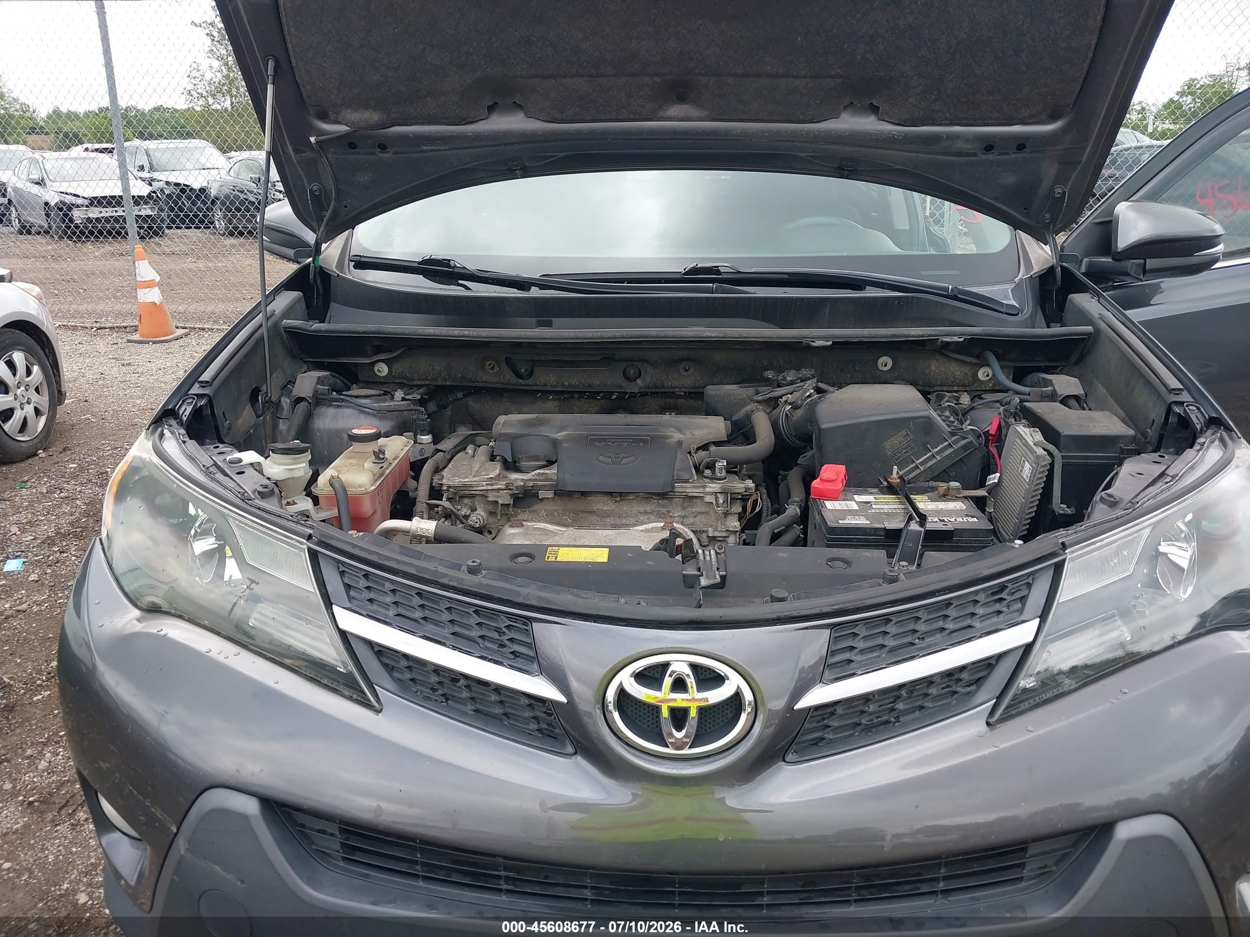 2015 Toyota Rav4 Xle Серый vin: JTMRFREV0FD137648