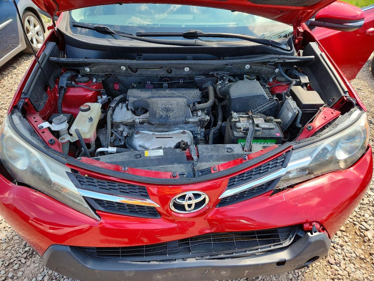 2015 Toyota Rav4 Xle Red vin: JTMRFREV0FD147841