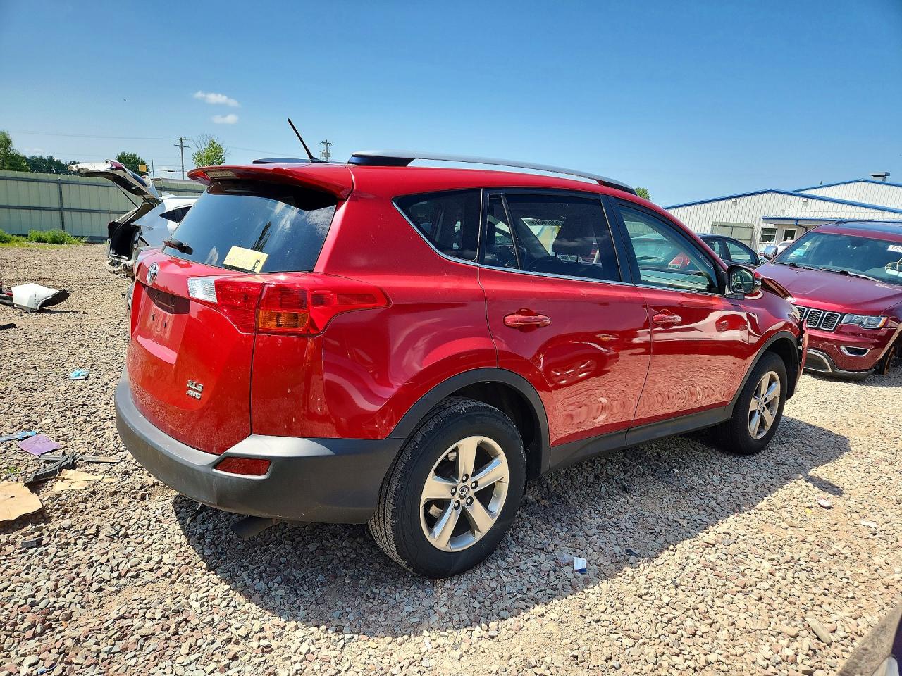 2015 Toyota Rav4 Xle Red vin: JTMRFREV0FD147841