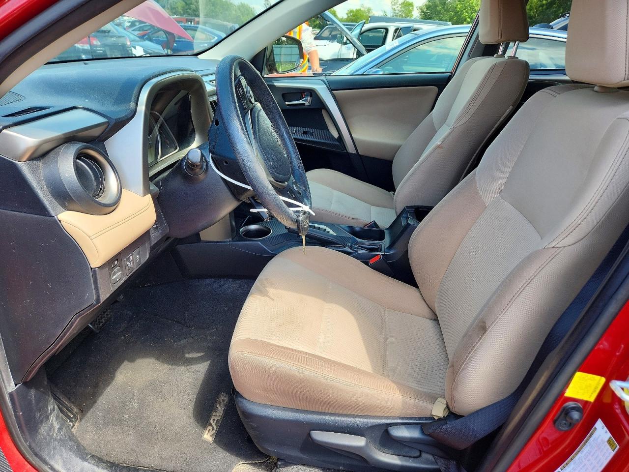 2015 Toyota Rav4 Xle Red vin: JTMRFREV0FD147841