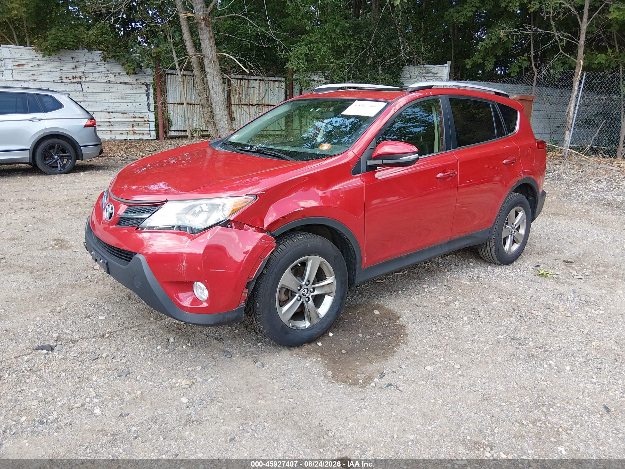2015 Toyota Rav4 Xle Red vin: JTMRFREV0FD168902