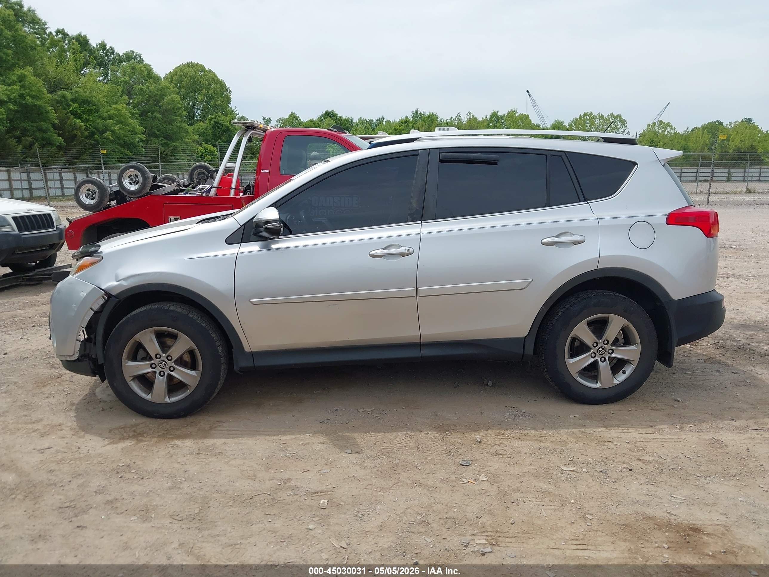 2015 Toyota Rav4 Xle Gray vin: JTMRFREV0FJ015793