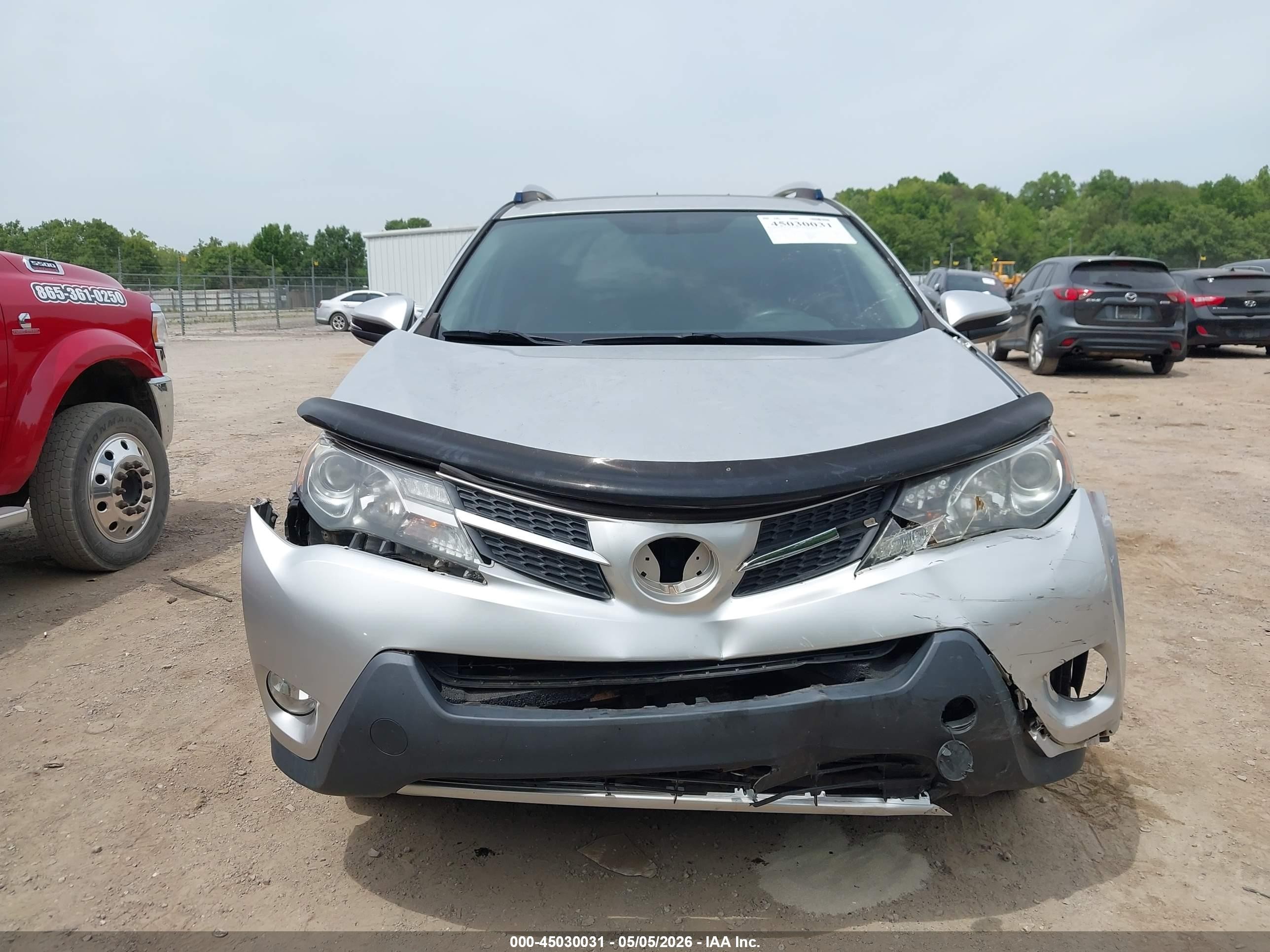 2015 Toyota Rav4 Xle Gray vin: JTMRFREV0FJ015793