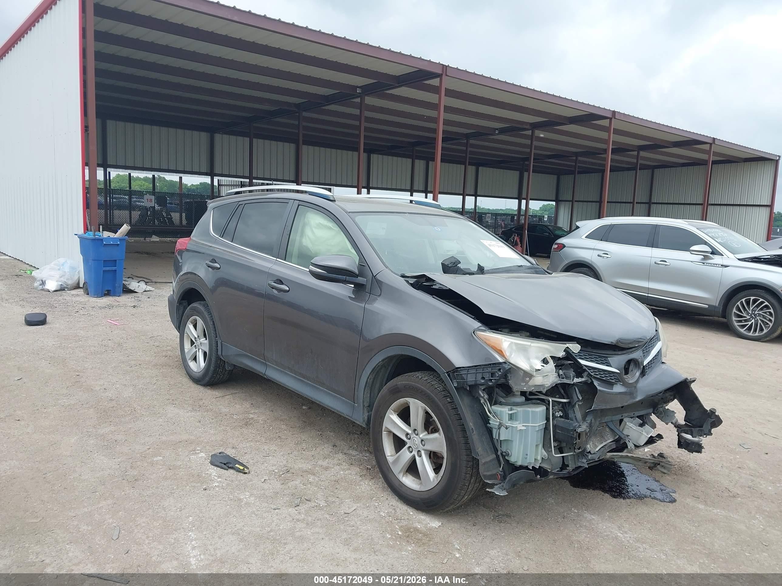 2013 Toyota Rav4 Xle Gray vin: JTMRFREV1D5001181