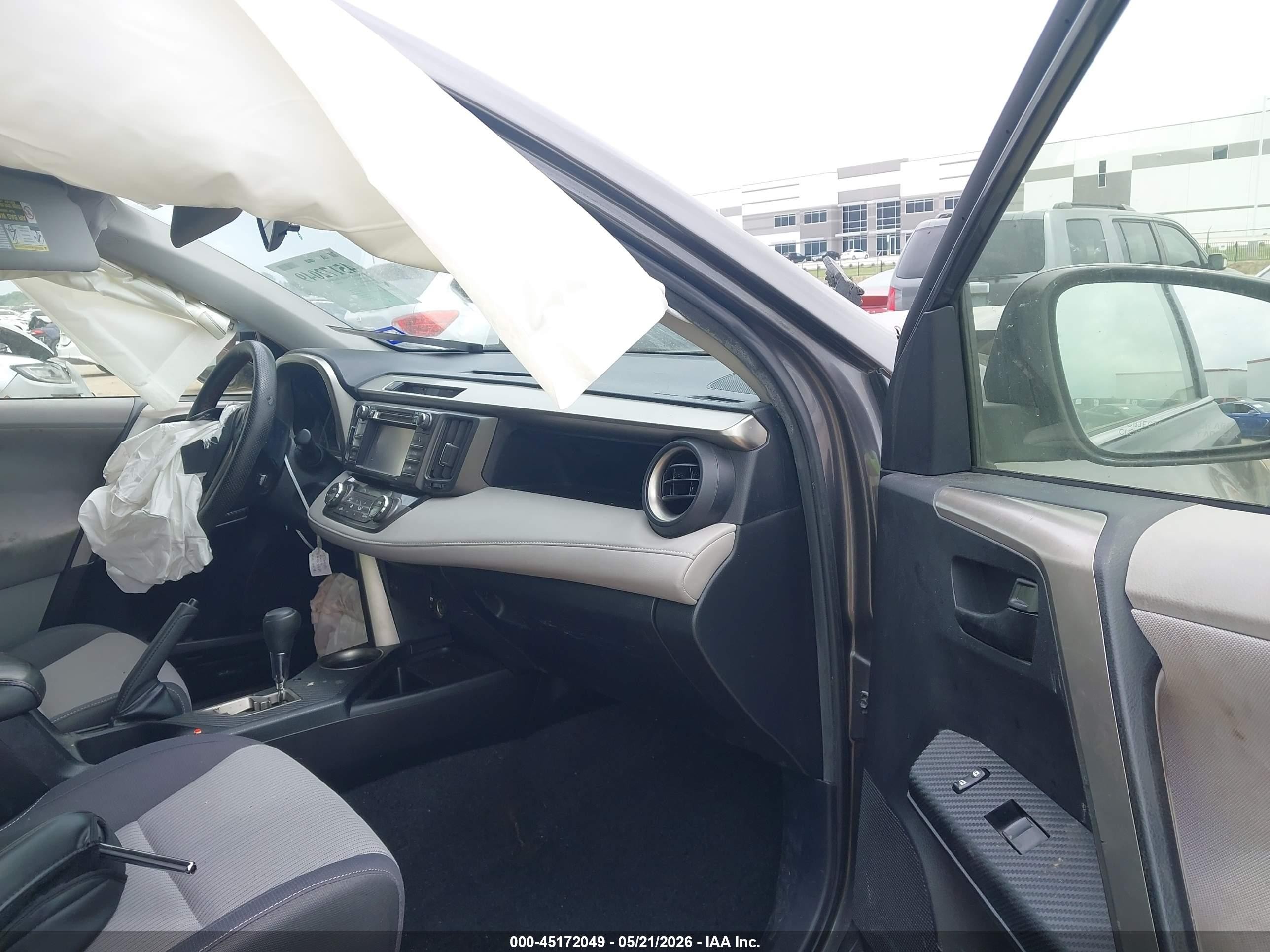 2013 Toyota Rav4 Xle Gray vin: JTMRFREV1D5001181