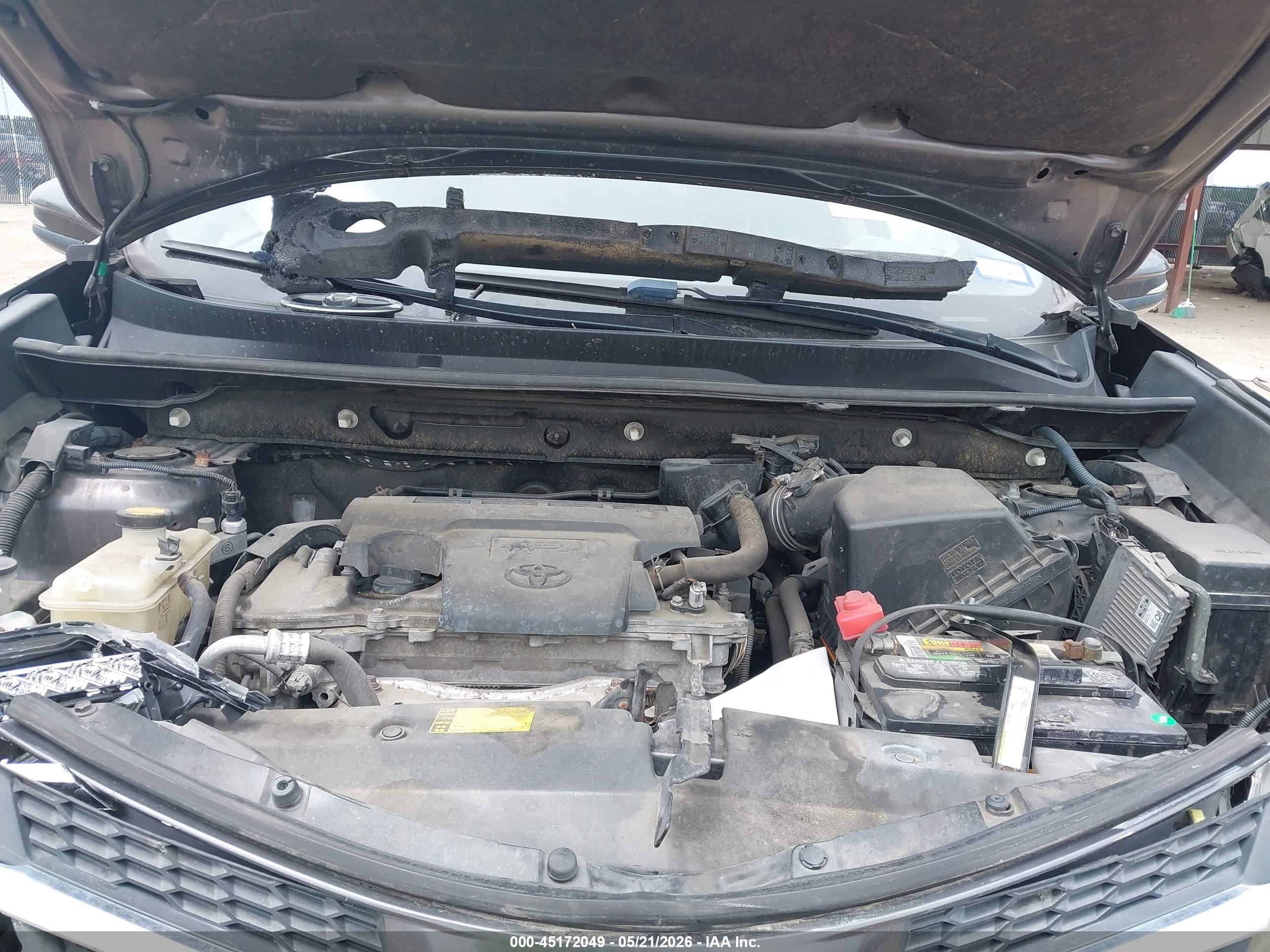 2013 Toyota Rav4 Xle Gray vin: JTMRFREV1D5001181