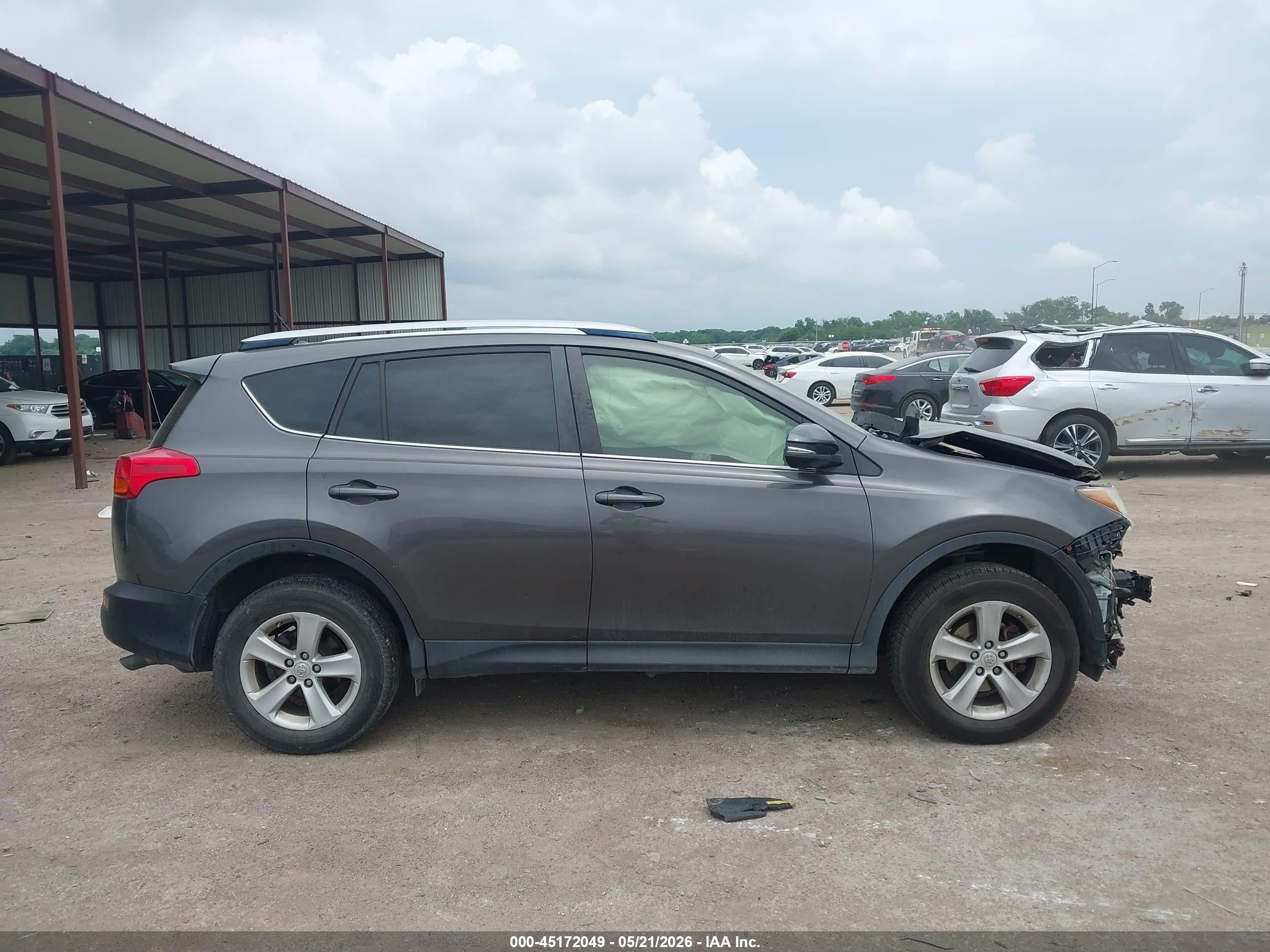 2013 Toyota Rav4 Xle Gray vin: JTMRFREV1D5001181