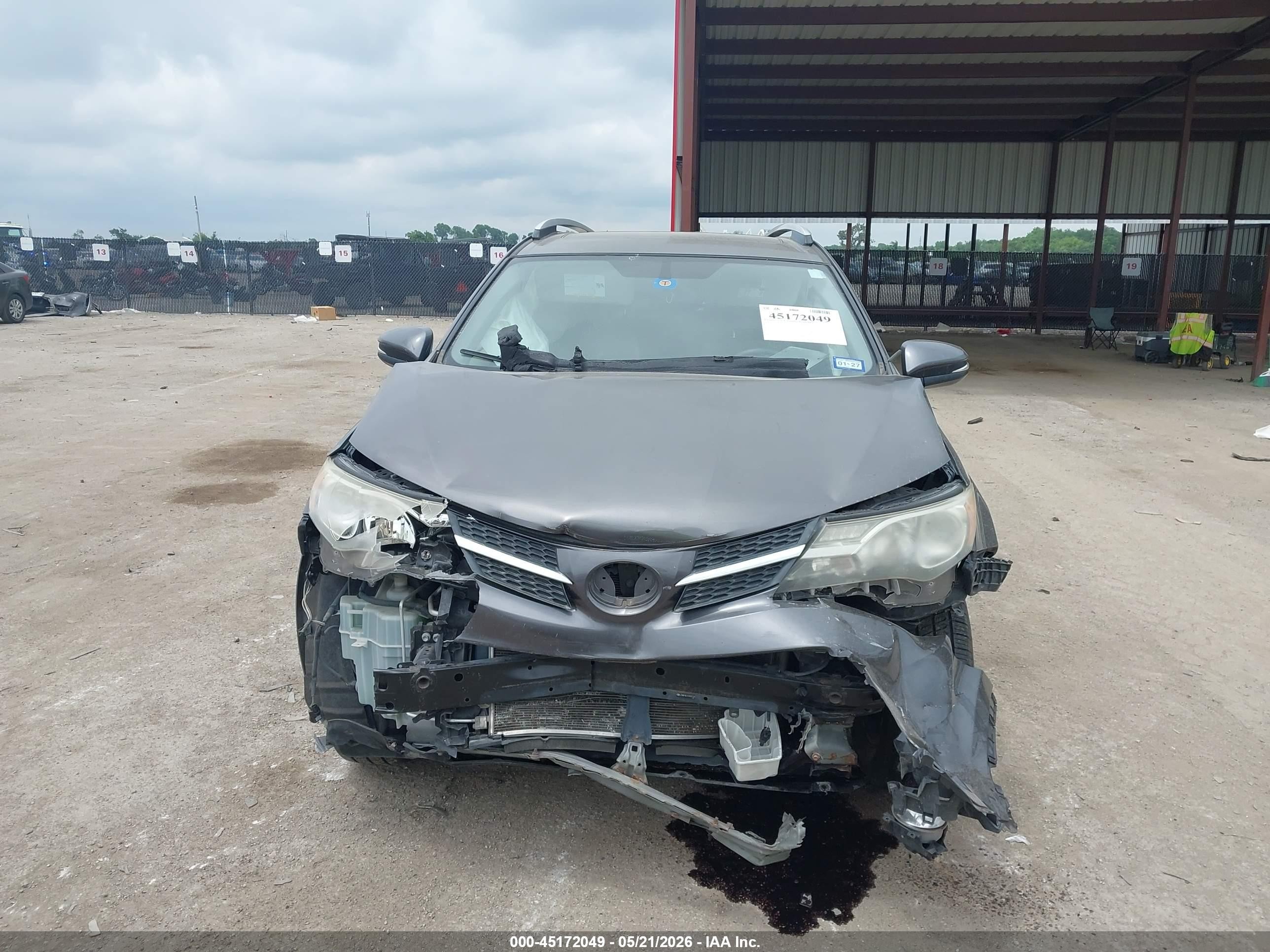 2013 Toyota Rav4 Xle Gray vin: JTMRFREV1D5001181
