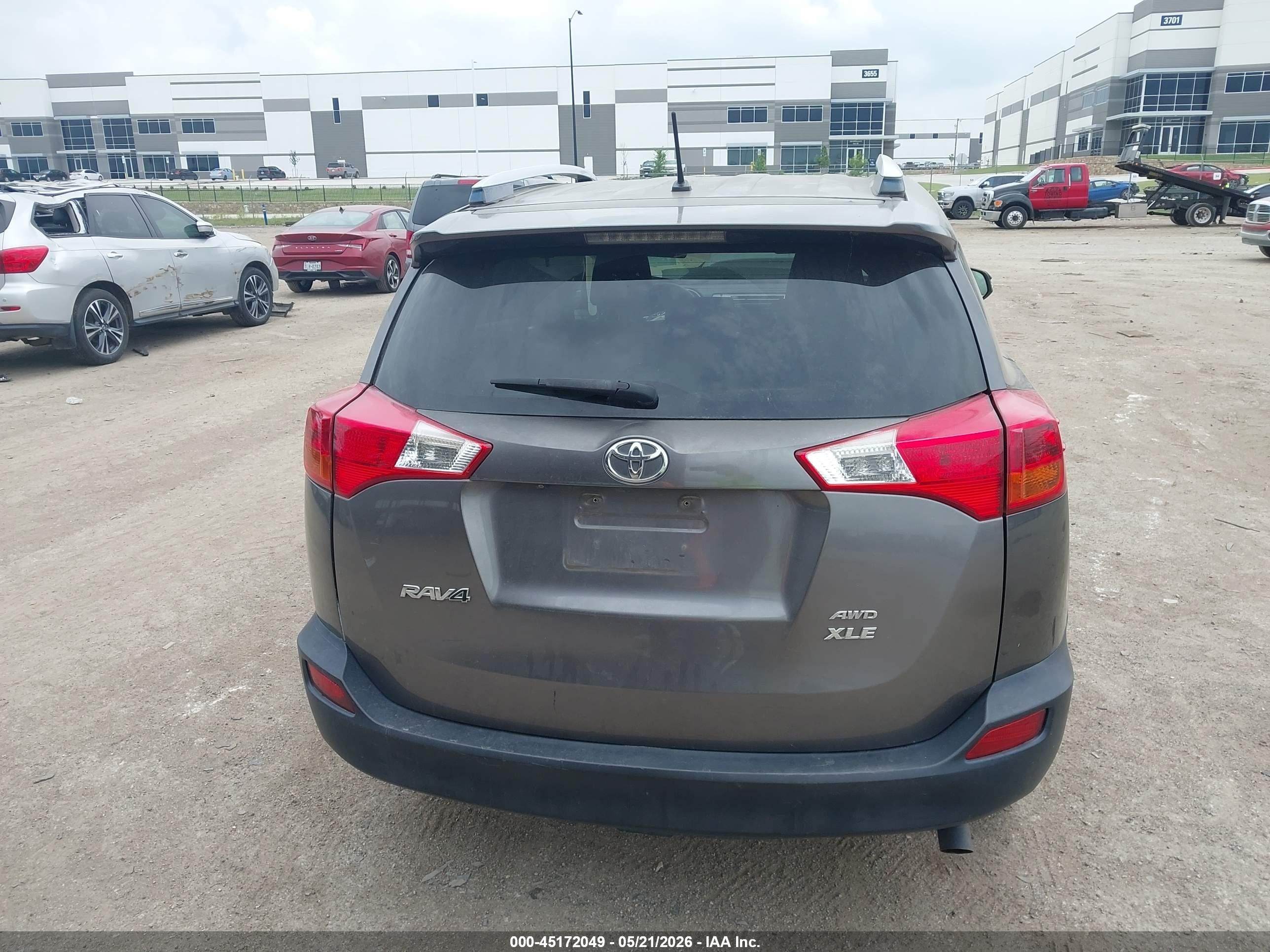 2013 Toyota Rav4 Xle Gray vin: JTMRFREV1D5001181