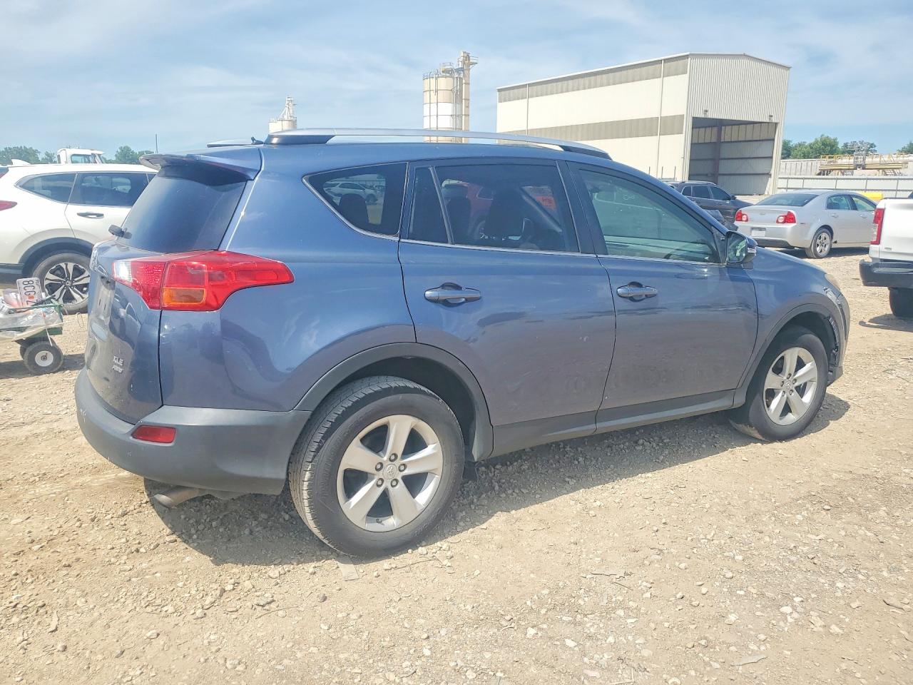 2013 Toyota Rav4 Xle Blue vin: JTMRFREV1D5001598