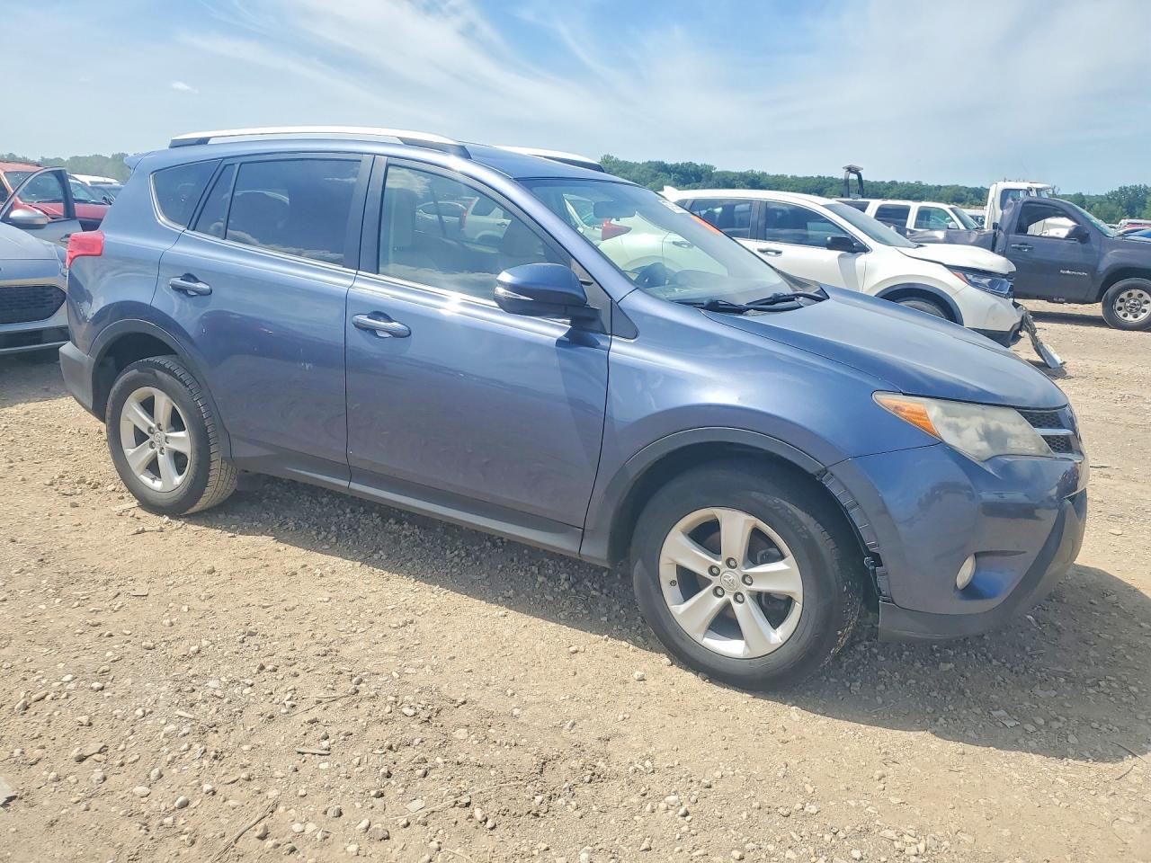 2013 Toyota Rav4 Xle Blue vin: JTMRFREV1D5001598