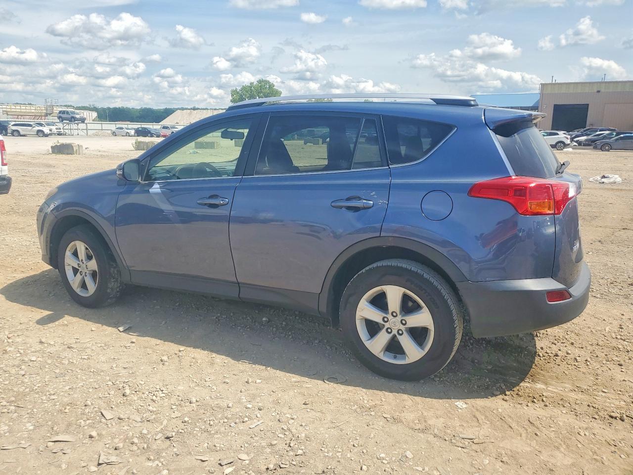 2013 Toyota Rav4 Xle Blue vin: JTMRFREV1D5001598