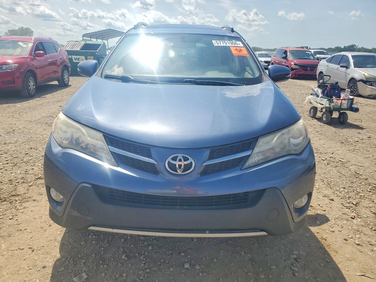 2013 Toyota Rav4 Xle Blue vin: JTMRFREV1D5001598