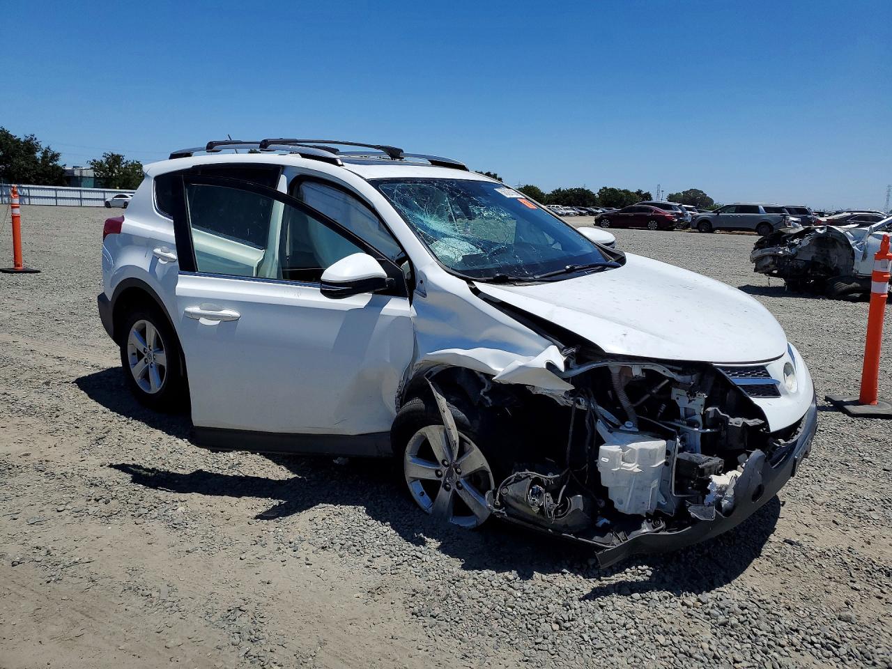 2013 Toyota Rav4 Xle Белый vin: JTMRFREV1D5028364