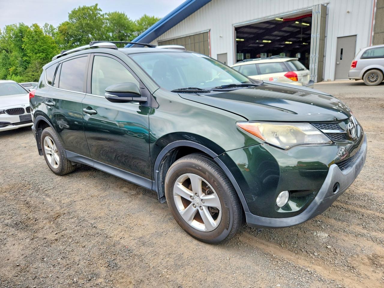 2013 Toyota Rav4 Xle Green vin: JTMRFREV1DD018861