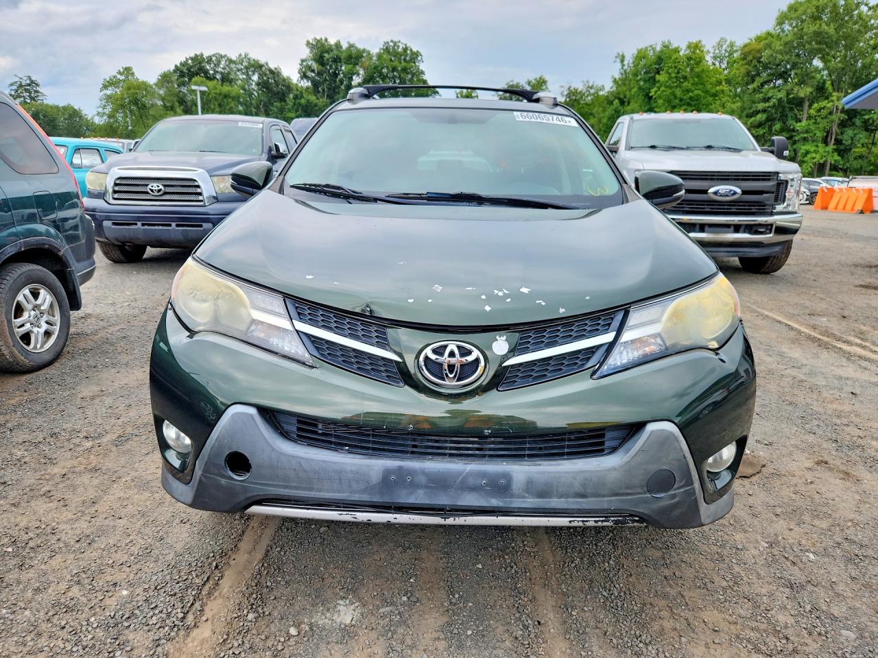 2013 Toyota Rav4 Xle Green vin: JTMRFREV1DD018861