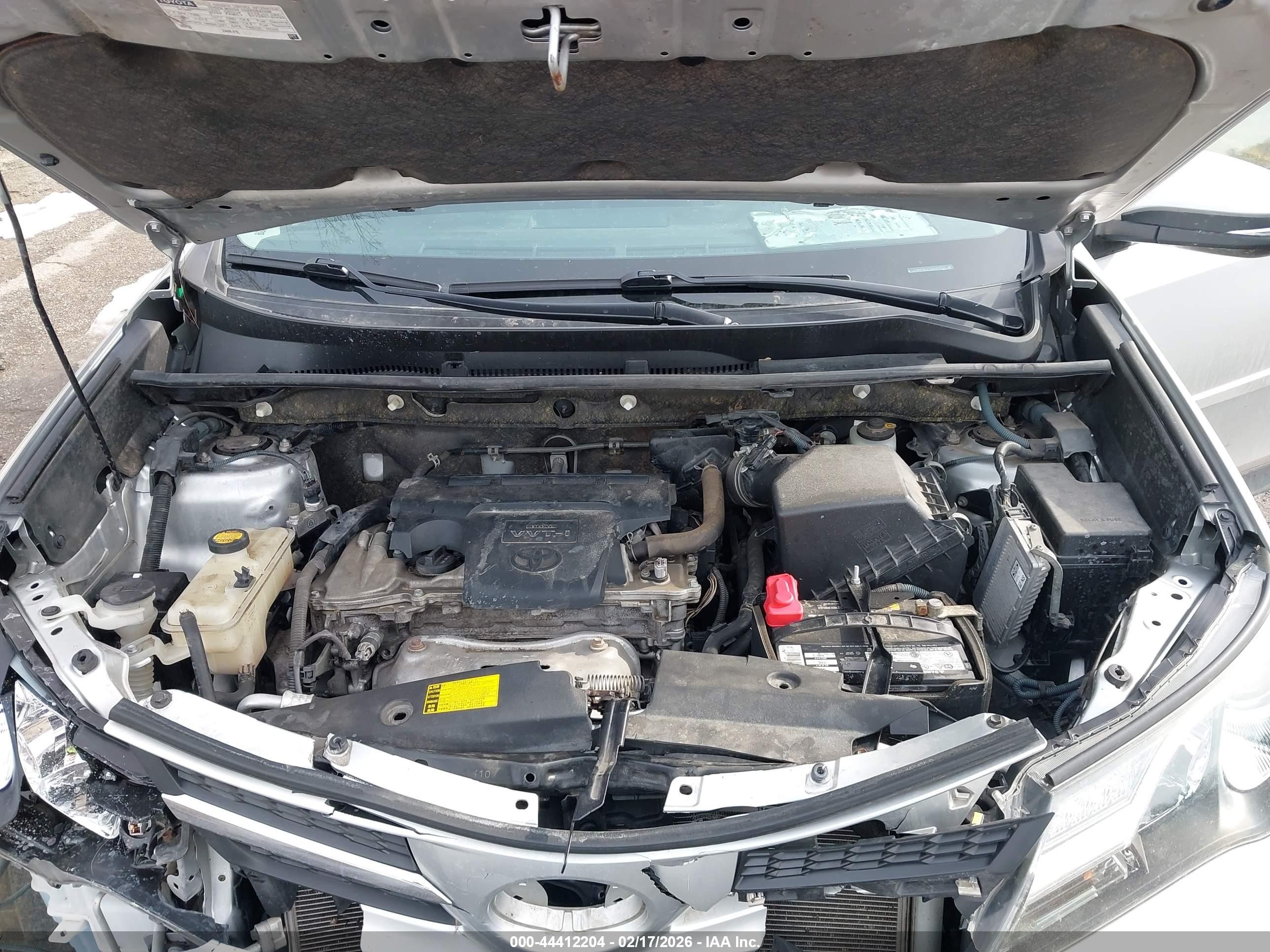 2014 Toyota Rav4 Xle Silver vin: JTMRFREV1ED047827
