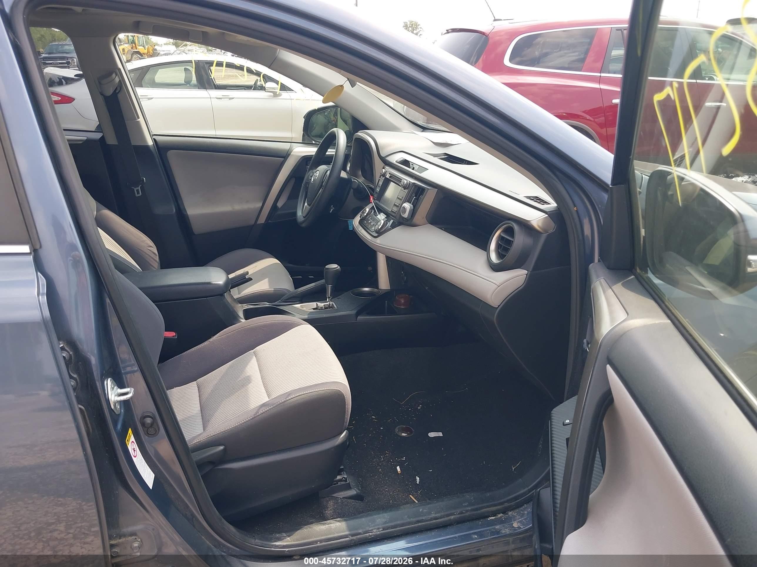 2014 Toyota Rav4 Xle Blue vin: JTMRFREV1ED049416