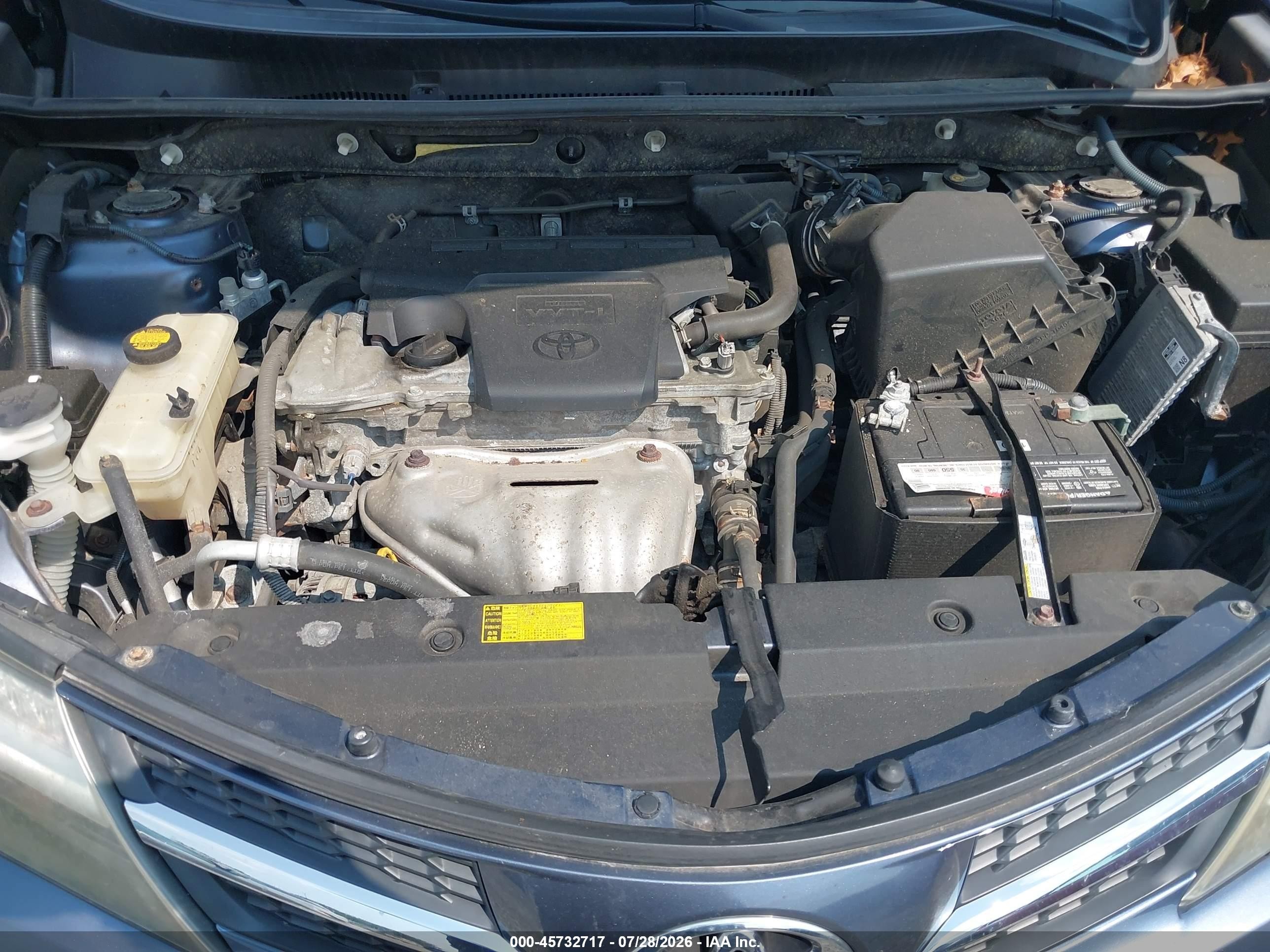 2014 Toyota Rav4 Xle Blue vin: JTMRFREV1ED049416