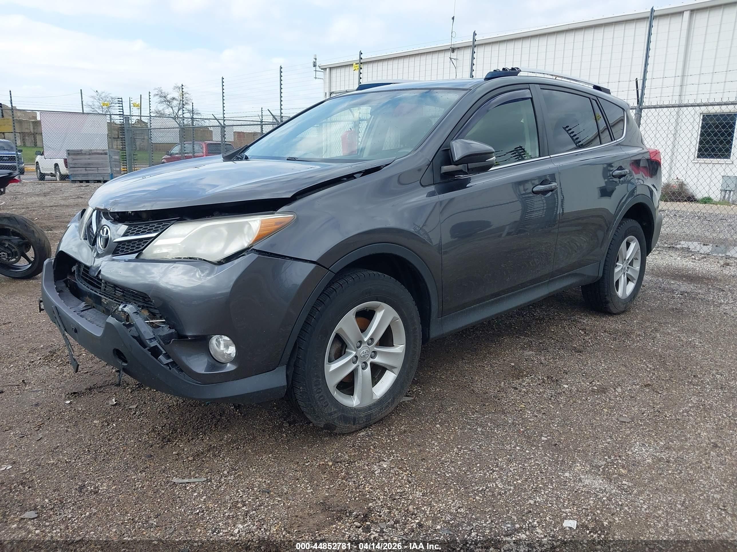 2014 Toyota Rav4 Xle Серый vin: JTMRFREV1ED065759