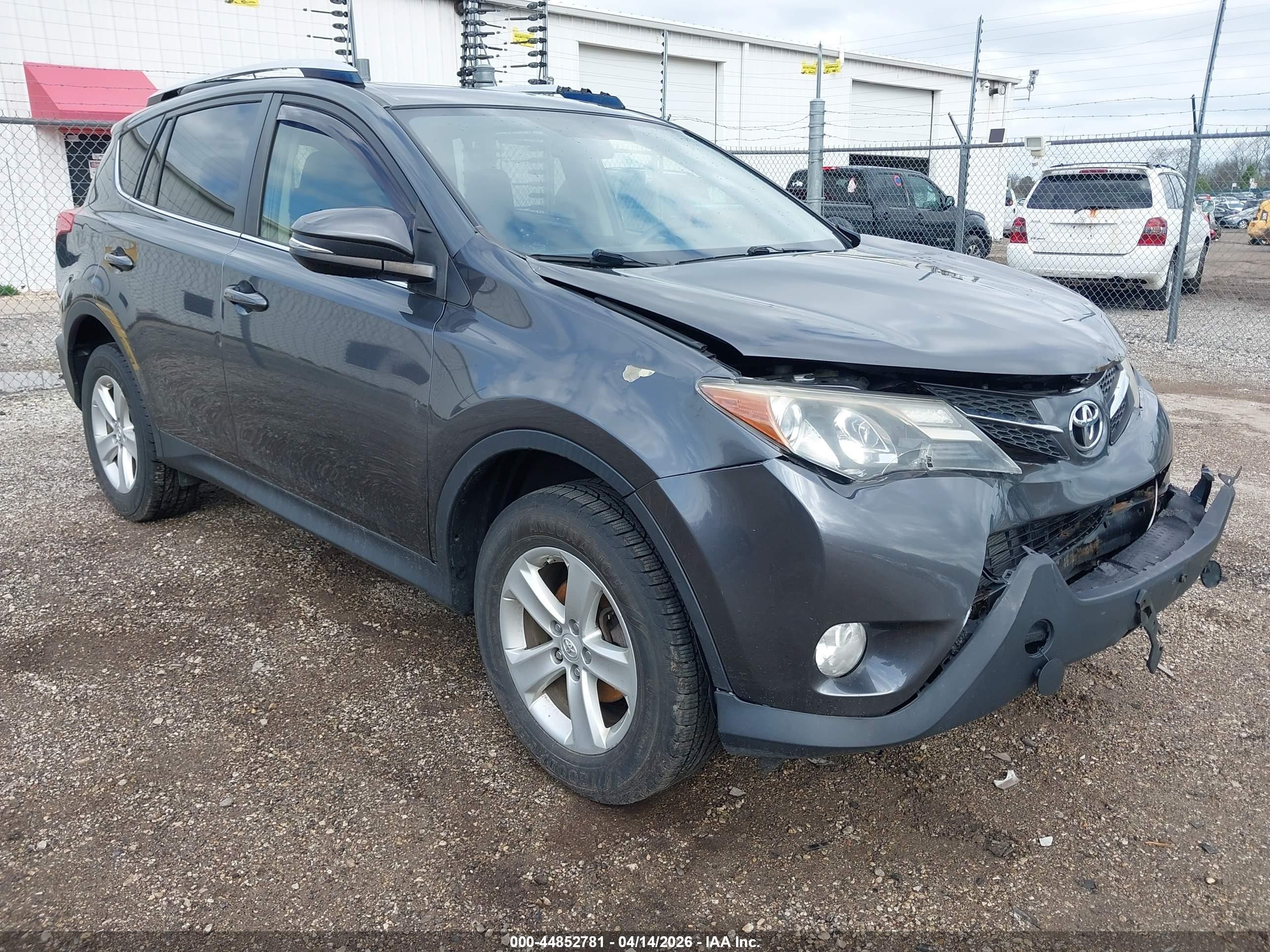 2014 Toyota Rav4 Xle Серый vin: JTMRFREV1ED065759