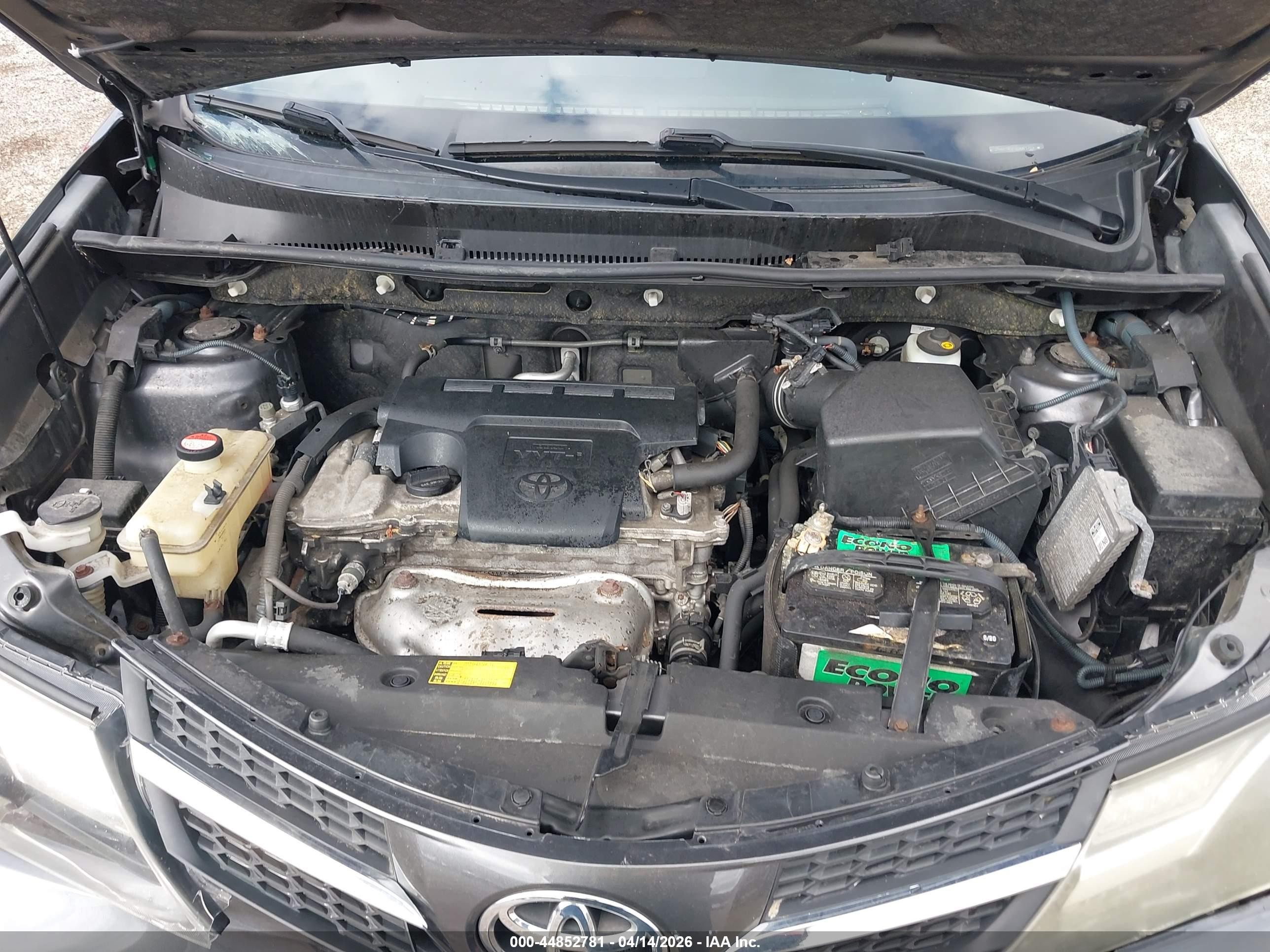 2014 Toyota Rav4 Xle Серый vin: JTMRFREV1ED065759