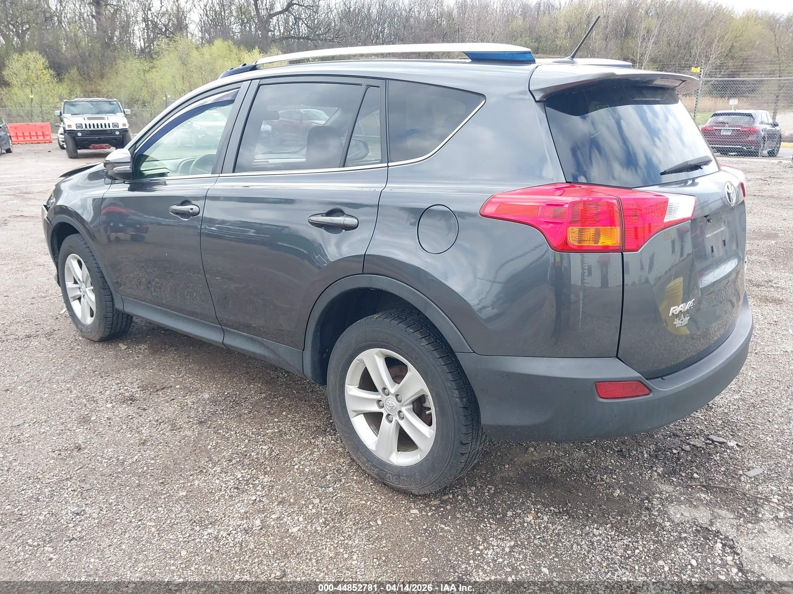 2014 Toyota Rav4 Xle Серый vin: JTMRFREV1ED065759