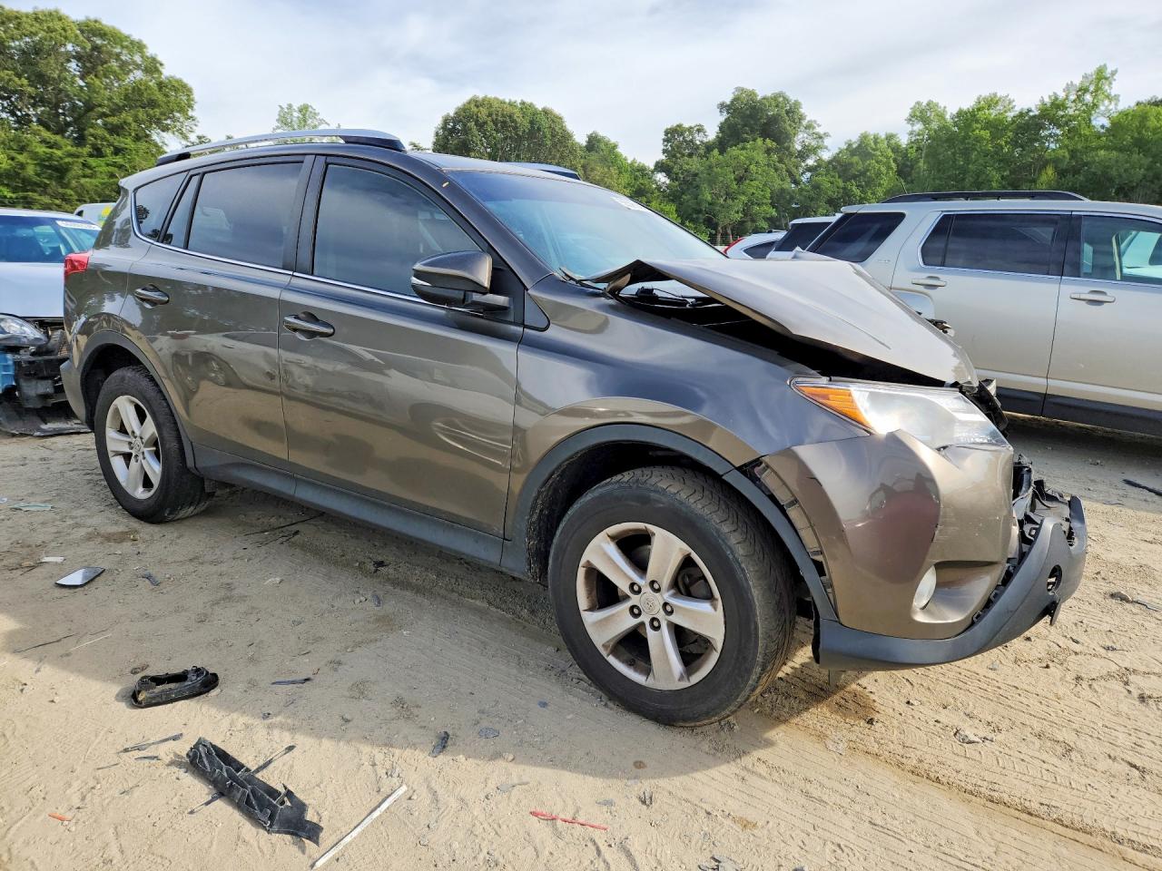 2014 Toyota Rav4 Xle Серый vin: JTMRFREV1ED088930