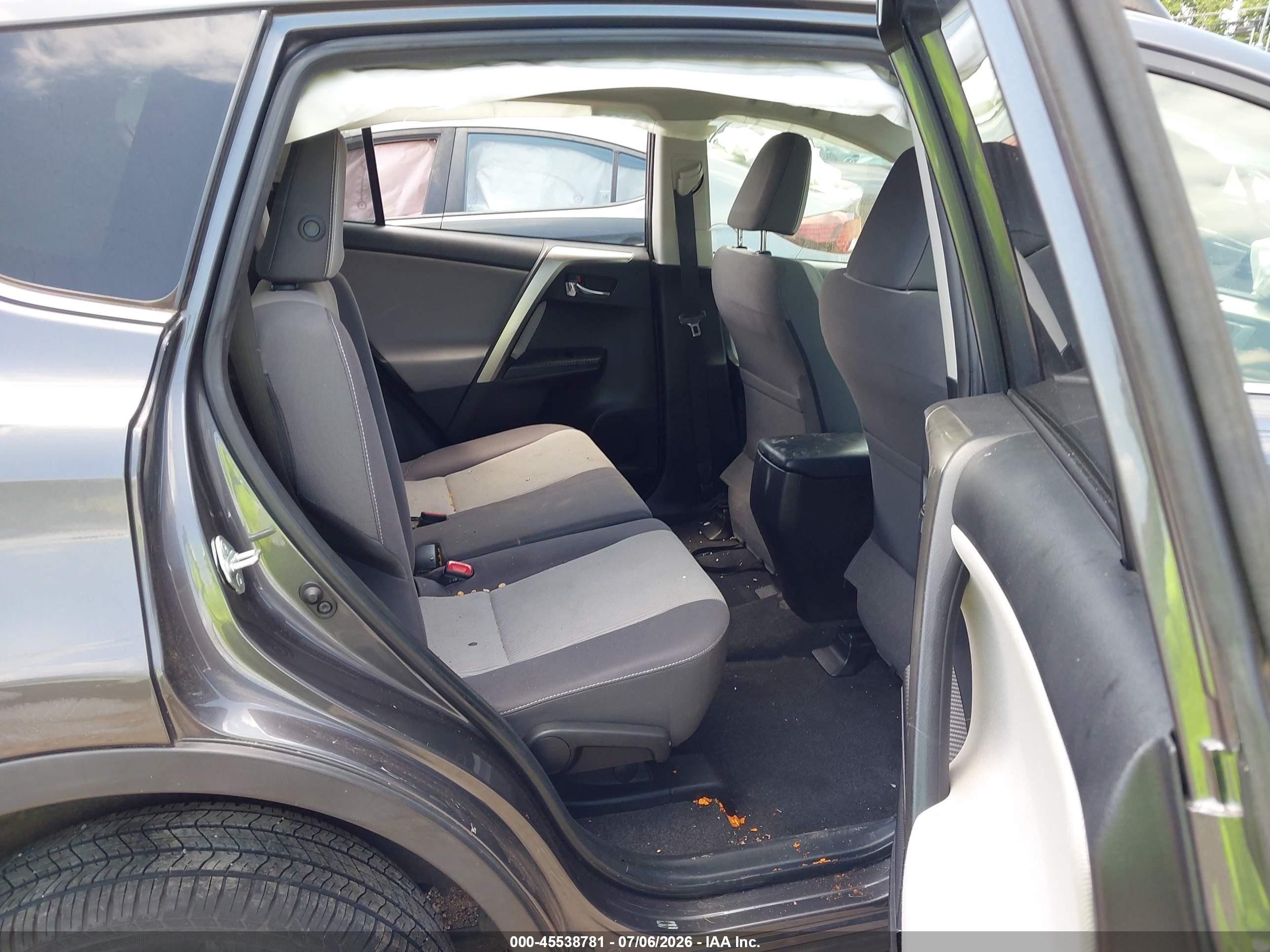 2014 Toyota Rav4 Xle Gray vin: JTMRFREV1EJ008902