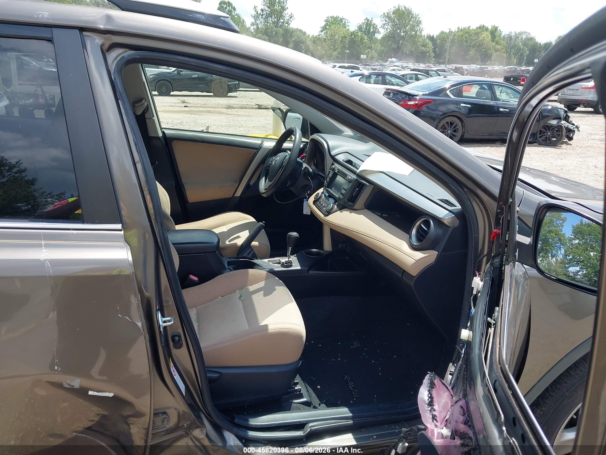 2015 Toyota Rav4 Xle Gray vin: JTMRFREV1FD102052