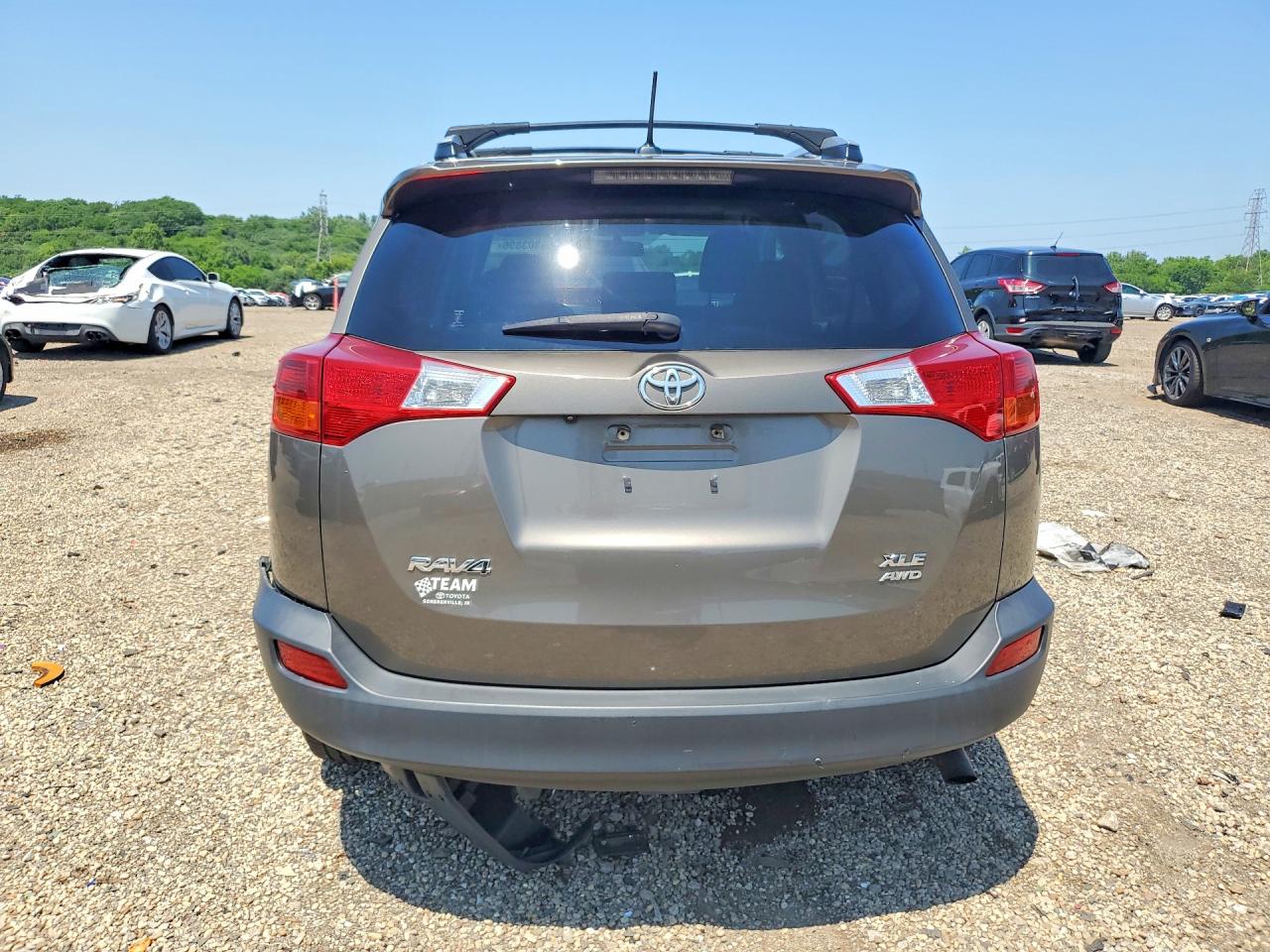 2015 Toyota Rav4 Xle Gray vin: JTMRFREV1FD118008