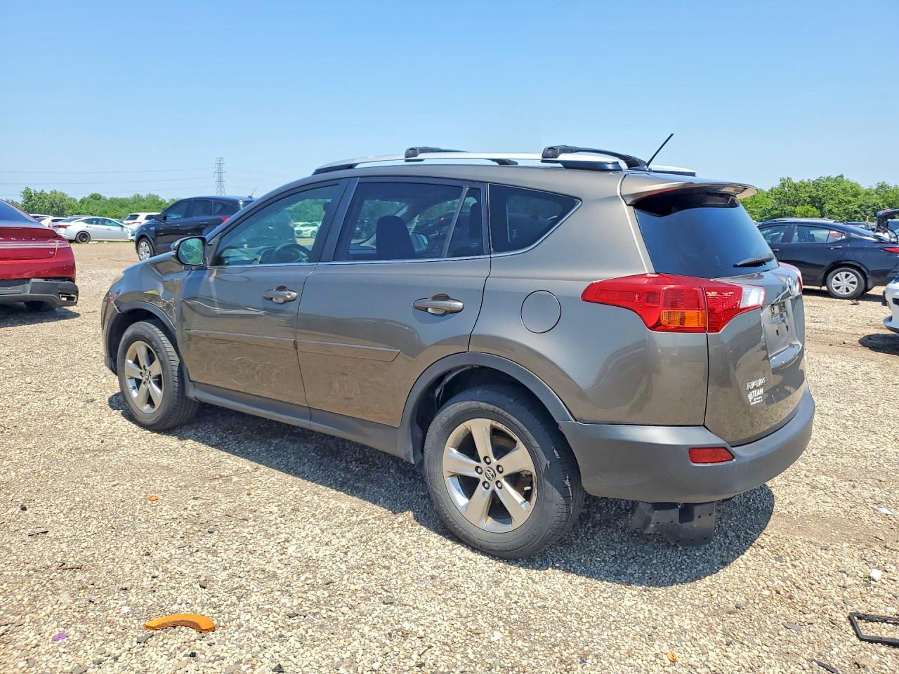 2015 Toyota Rav4 Xle Gray vin: JTMRFREV1FD118008