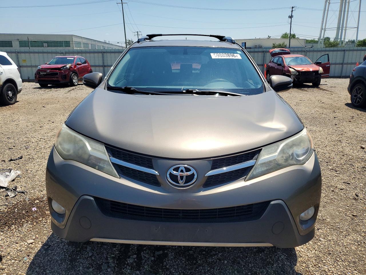 2015 Toyota Rav4 Xle Gray vin: JTMRFREV1FD118008