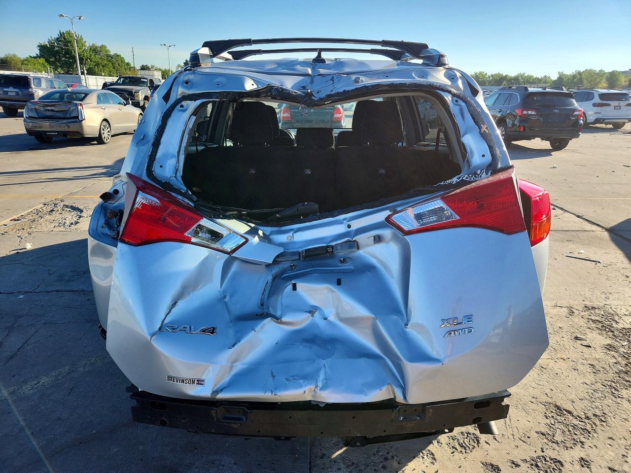 2015 Toyota Rav4 Xle Silver vin: JTMRFREV1FD159853