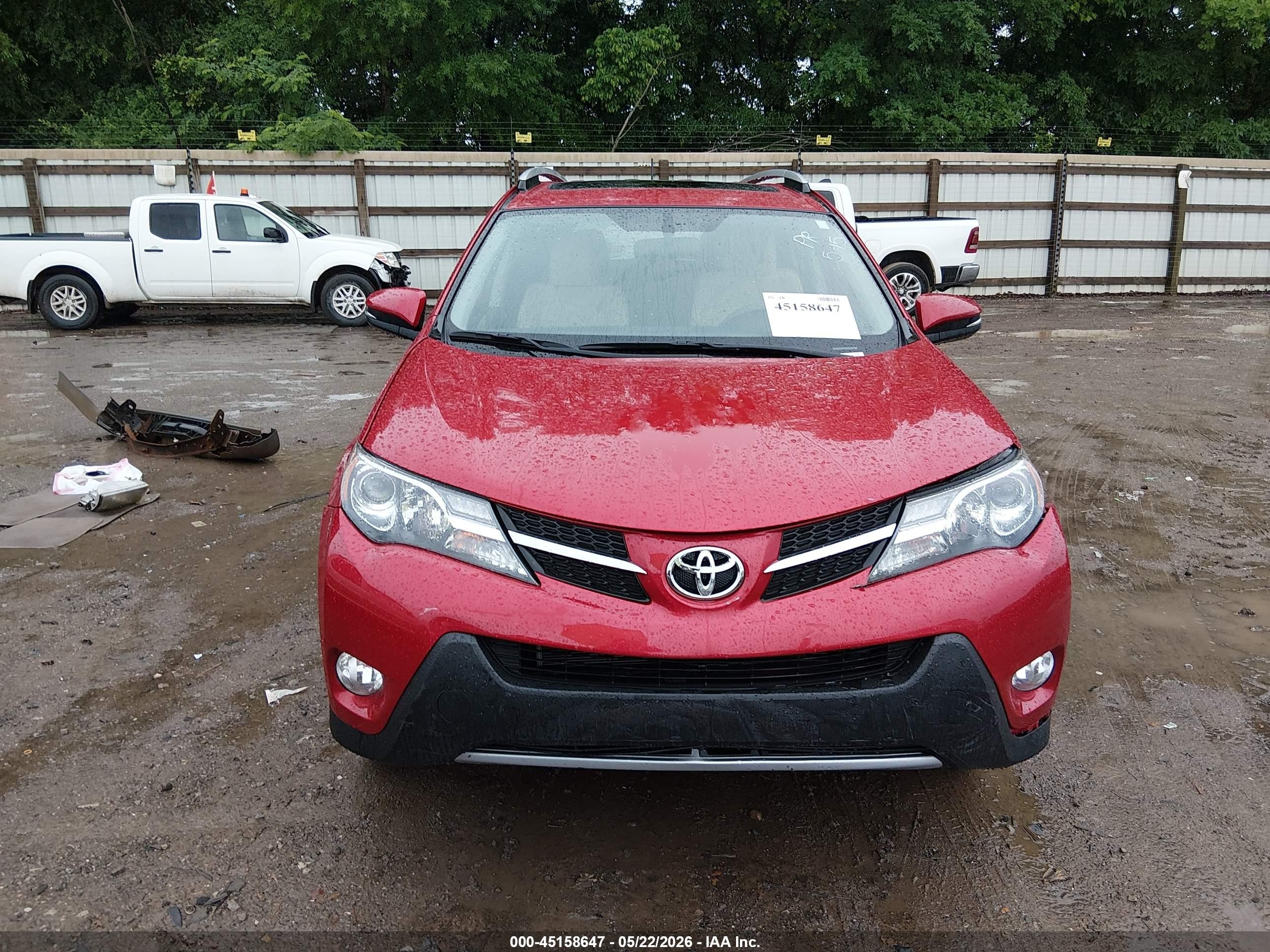 2015 Toyota Rav4 Xle Red vin: JTMRFREV1FJ036829