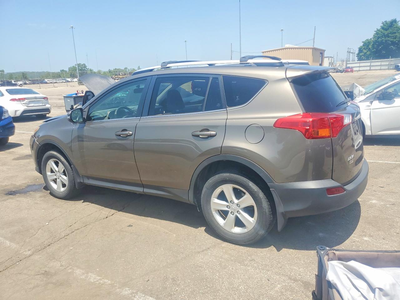2013 Toyota Rav4 Xle Gray vin: JTMRFREV2D5012366