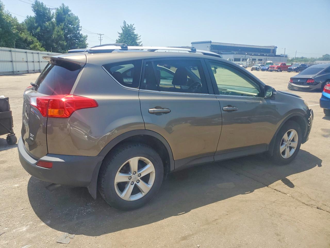 2013 Toyota Rav4 Xle Gray vin: JTMRFREV2D5012366