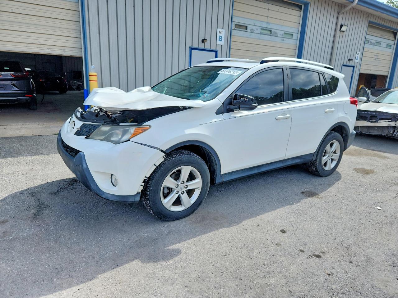 2013 Toyota Rav4 Xle White vin: JTMRFREV2D5026705