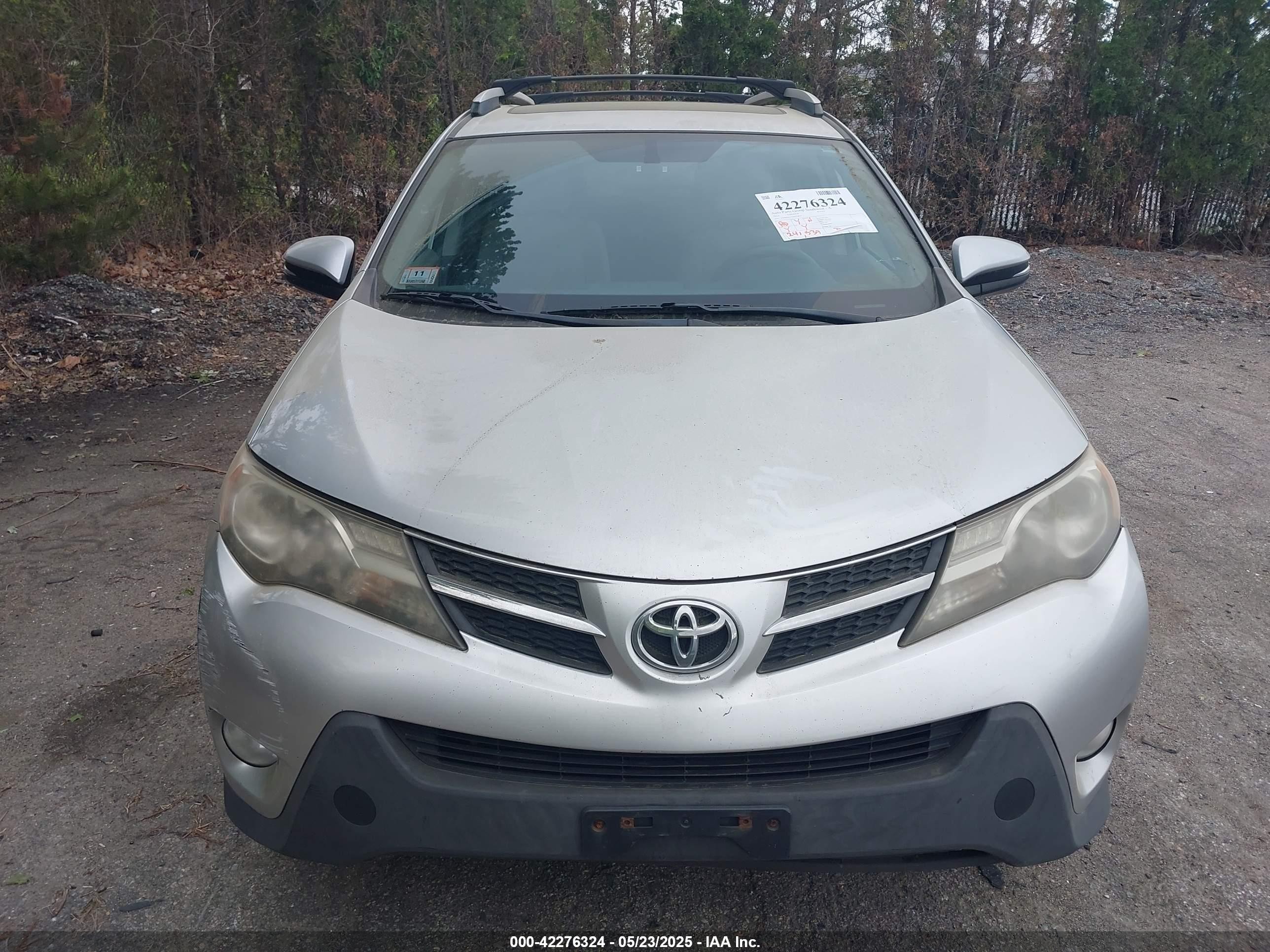 2013 Toyota Rav4 Xle Silver vin: JTMRFREV2D5026834
