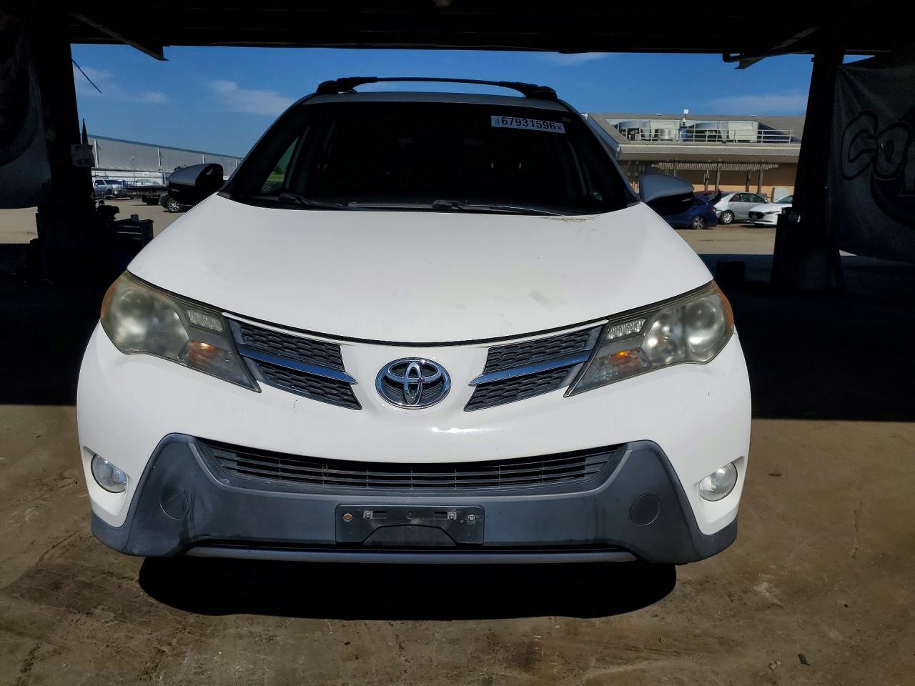 2013 Toyota Rav4 Xle White vin: JTMRFREV2D5028647