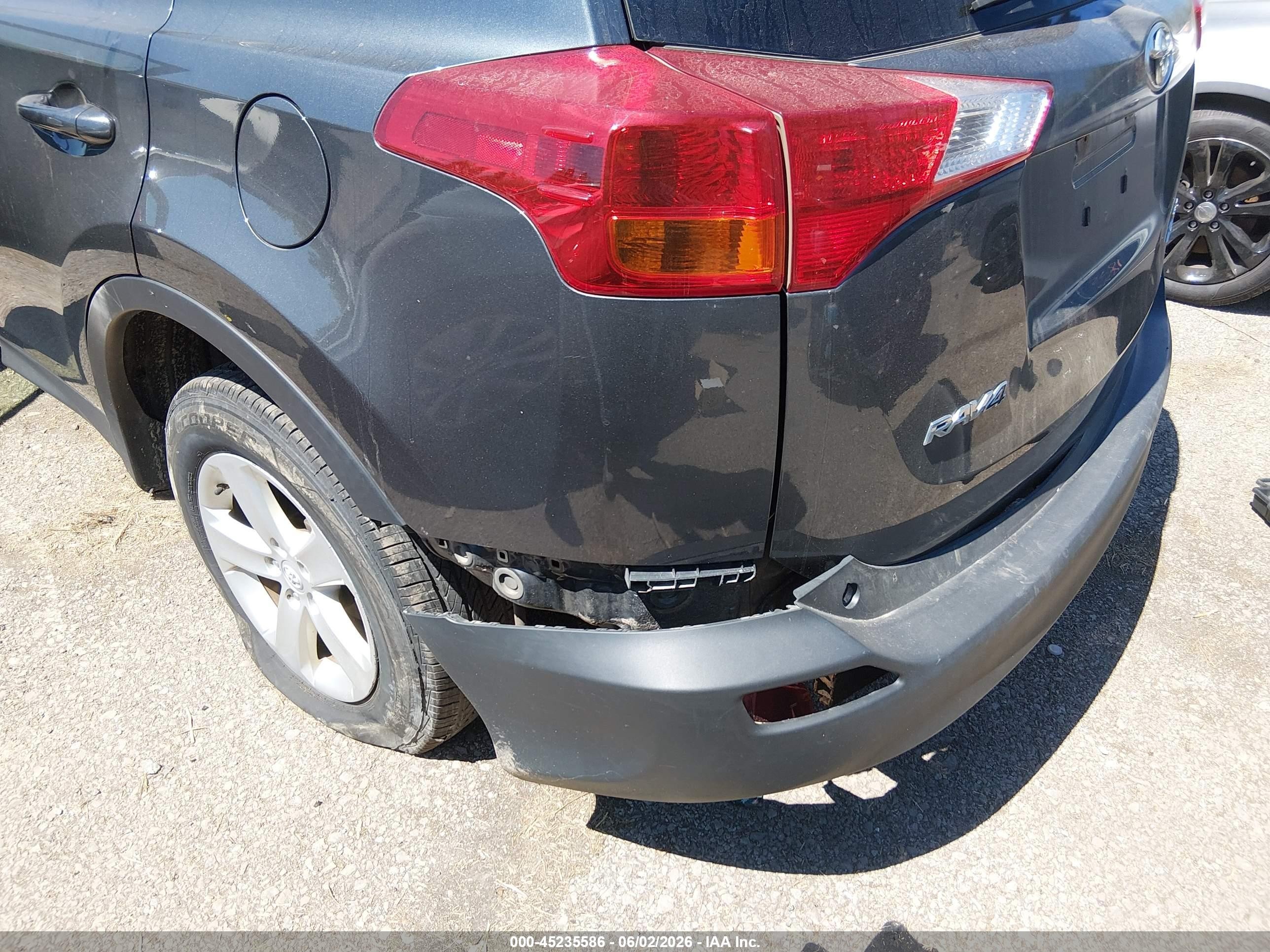 2013 Toyota Rav4 Xle Gray vin: JTMRFREV2DD004774