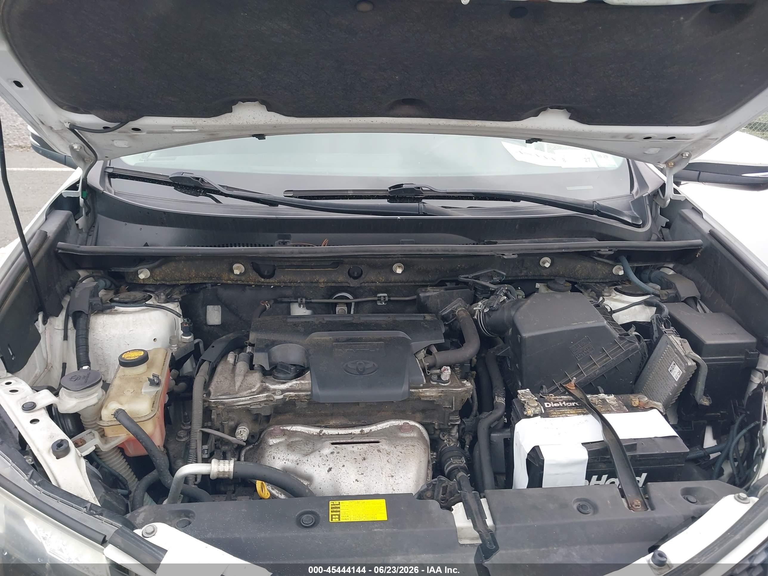 2013 Toyota Rav4 Xle White vin: JTMRFREV2DD006797
