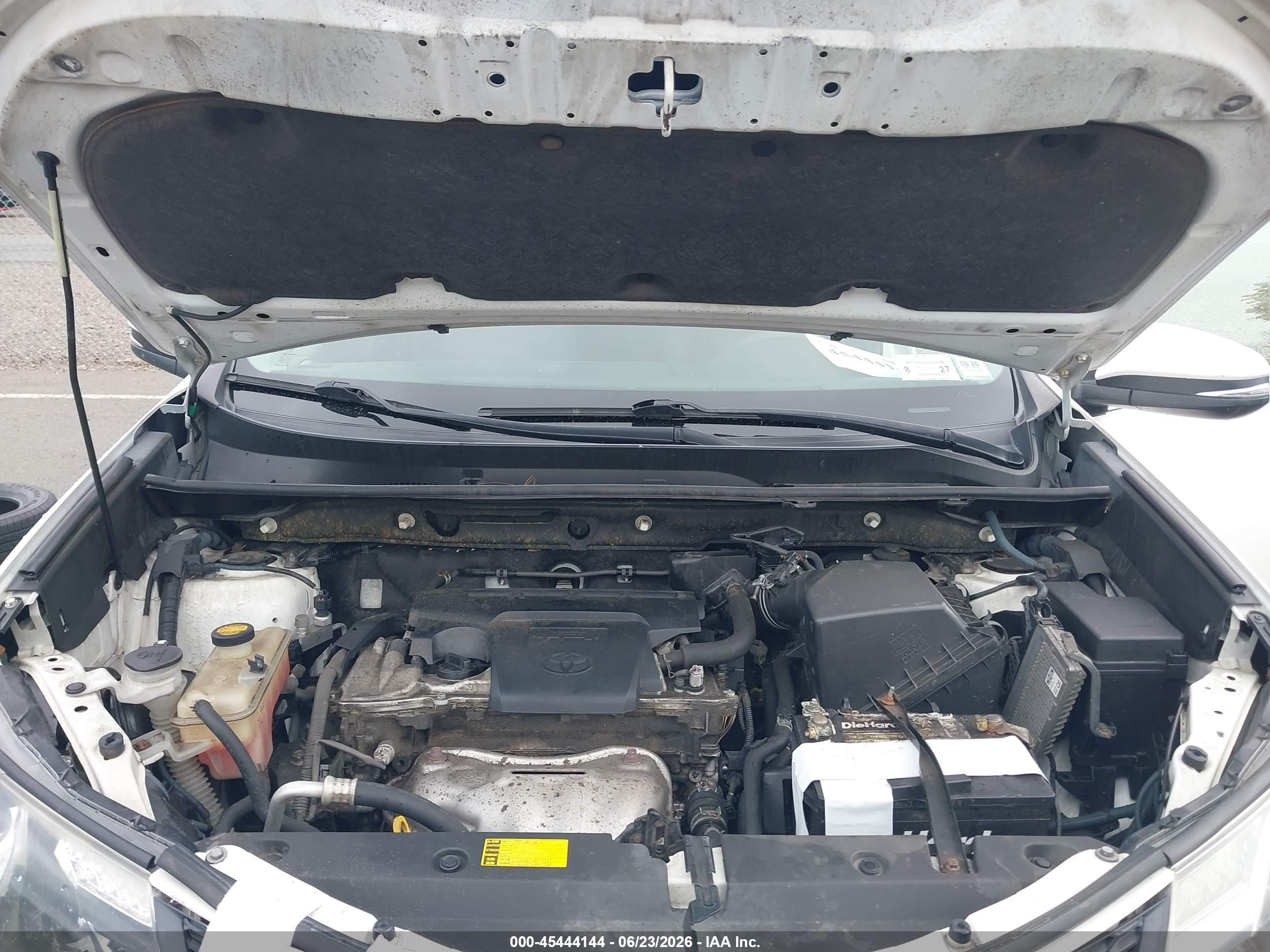 2013 Toyota Rav4 Xle White vin: JTMRFREV2DD006797