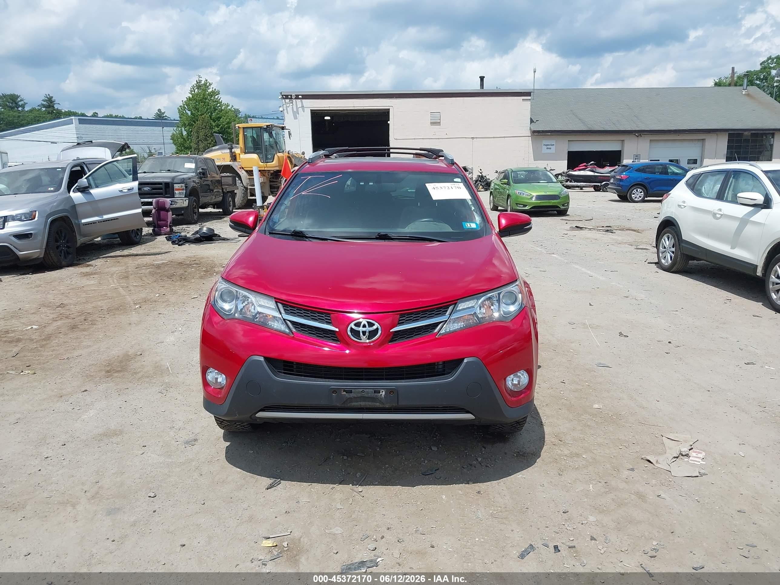 2013 Toyota Rav4 Xle Красный vin: JTMRFREV2DD013961