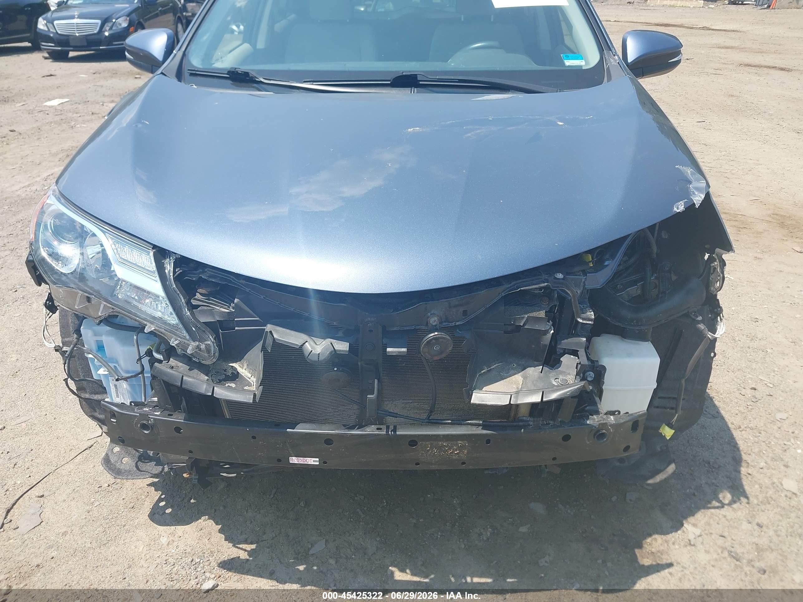 2013 Toyota Rav4 Xle Light Blue vin: JTMRFREV2DD015032