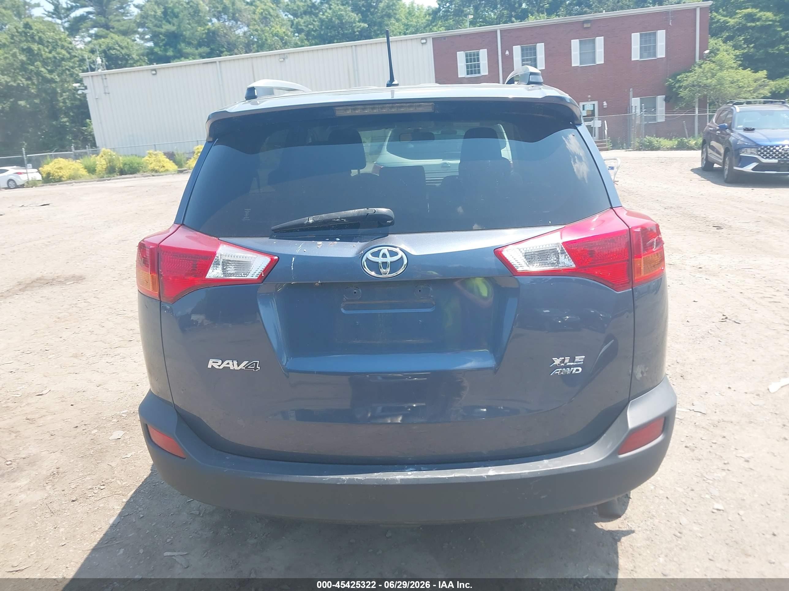 2013 Toyota Rav4 Xle Light Blue vin: JTMRFREV2DD015032