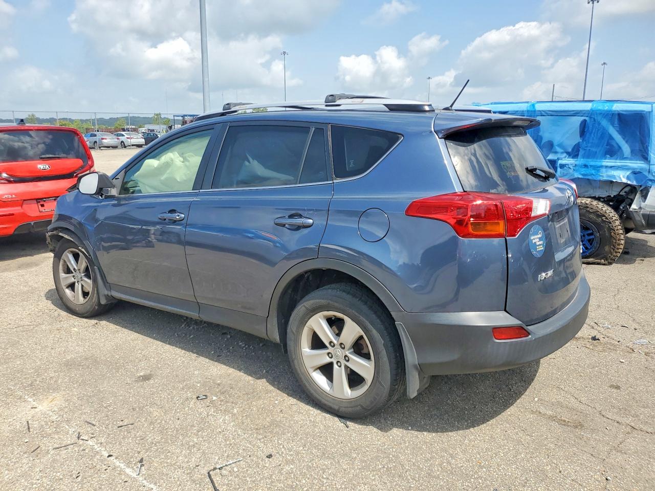 2013 Toyota Rav4 Xle Blue vin: JTMRFREV2DD025642