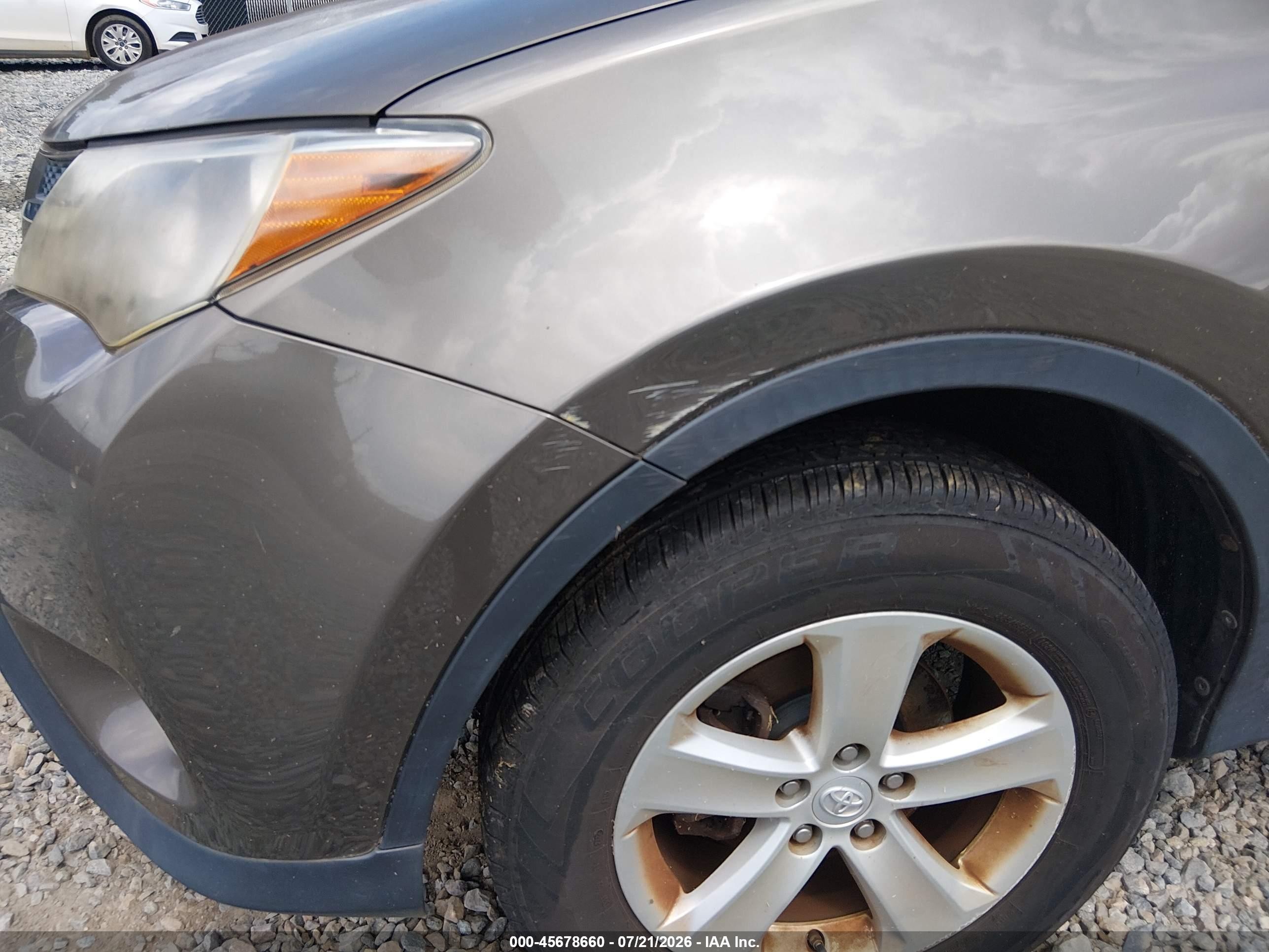 2013 Toyota Rav4 Xle Коричневый vin: JTMRFREV2DD028380