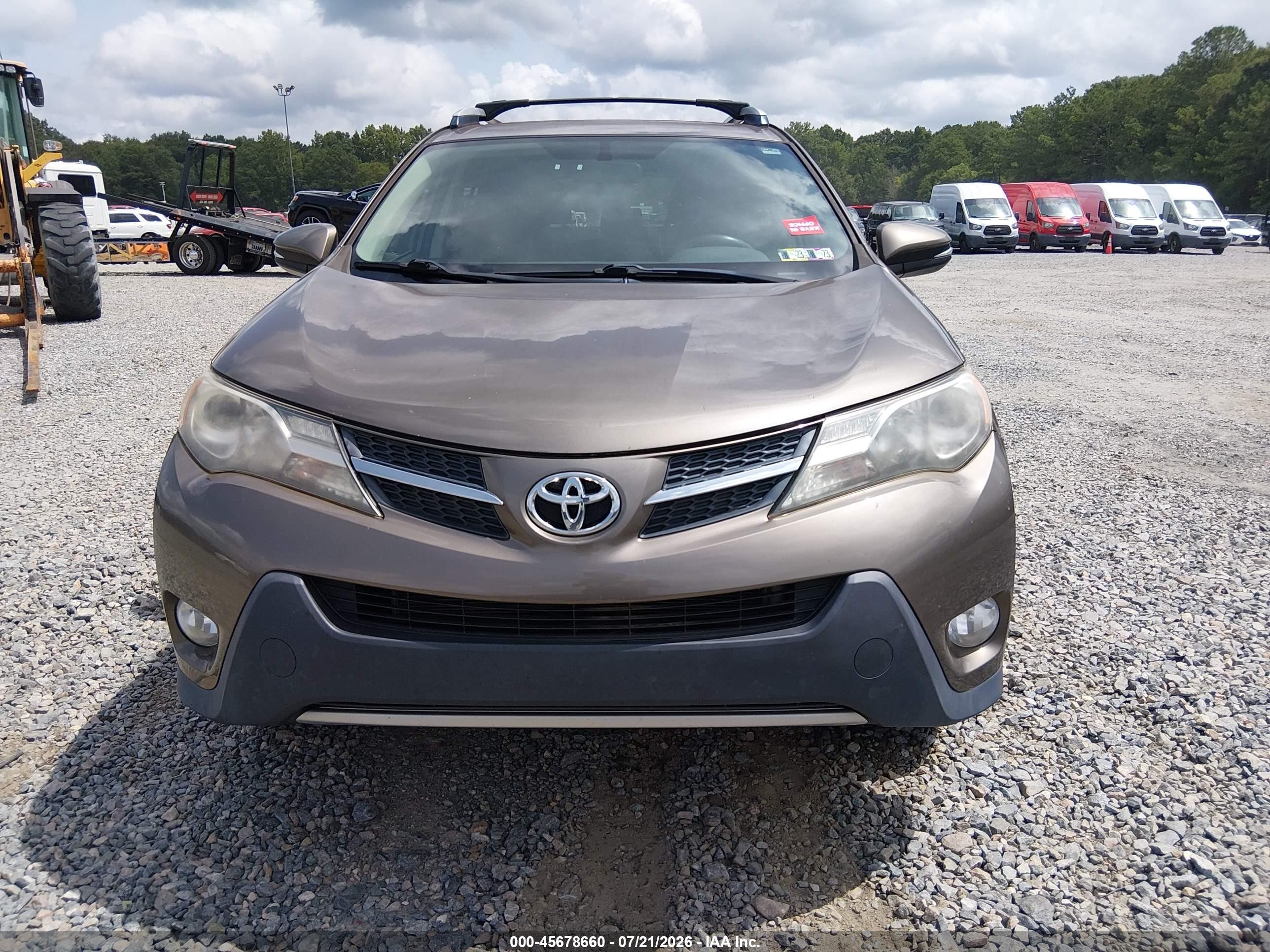 2013 Toyota Rav4 Xle Коричневый vin: JTMRFREV2DD028380