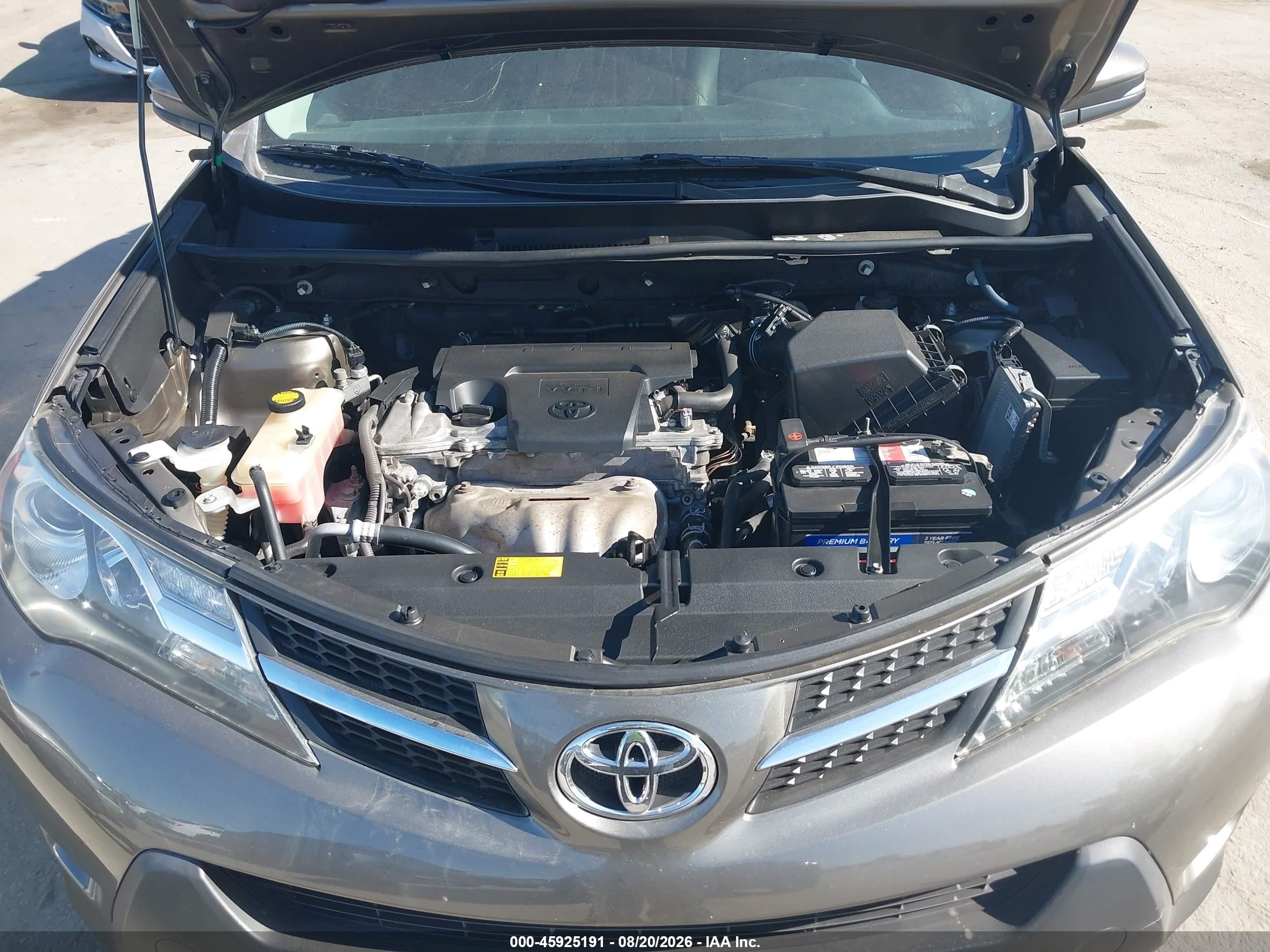 2013 Toyota Rav4 Xle Gray vin: JTMRFREV2DD029108